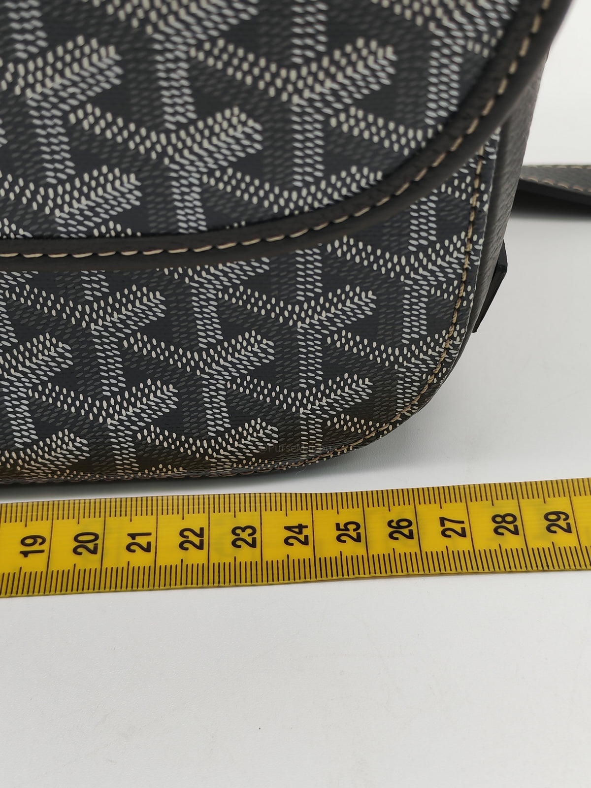 Goyard Belvedere Limited Edition in Gray Goyardine Canvas Messenger Bag