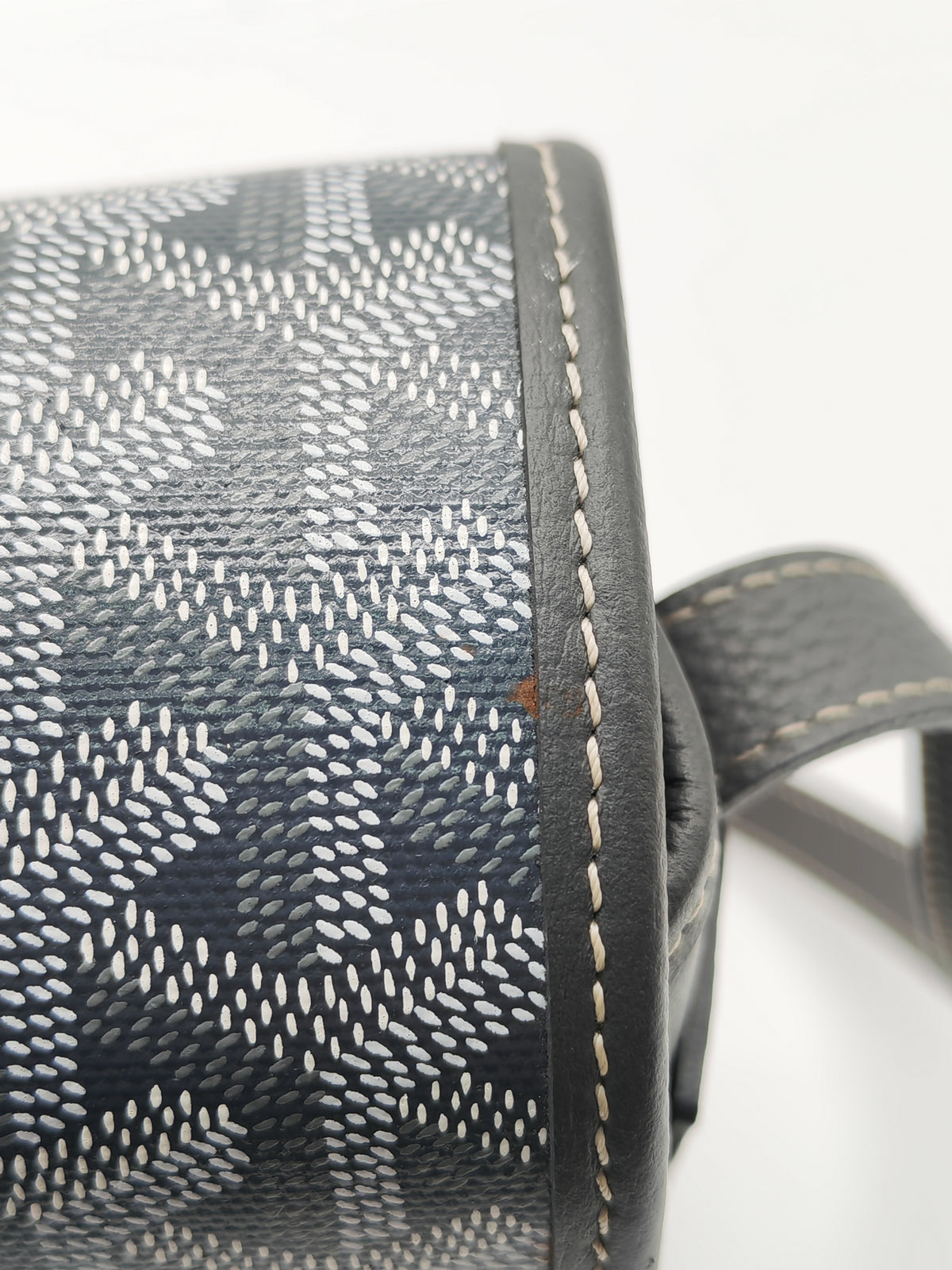 Goyard Belvedere Limited Edition in Gray Goyardine Canvas Messenger Bag