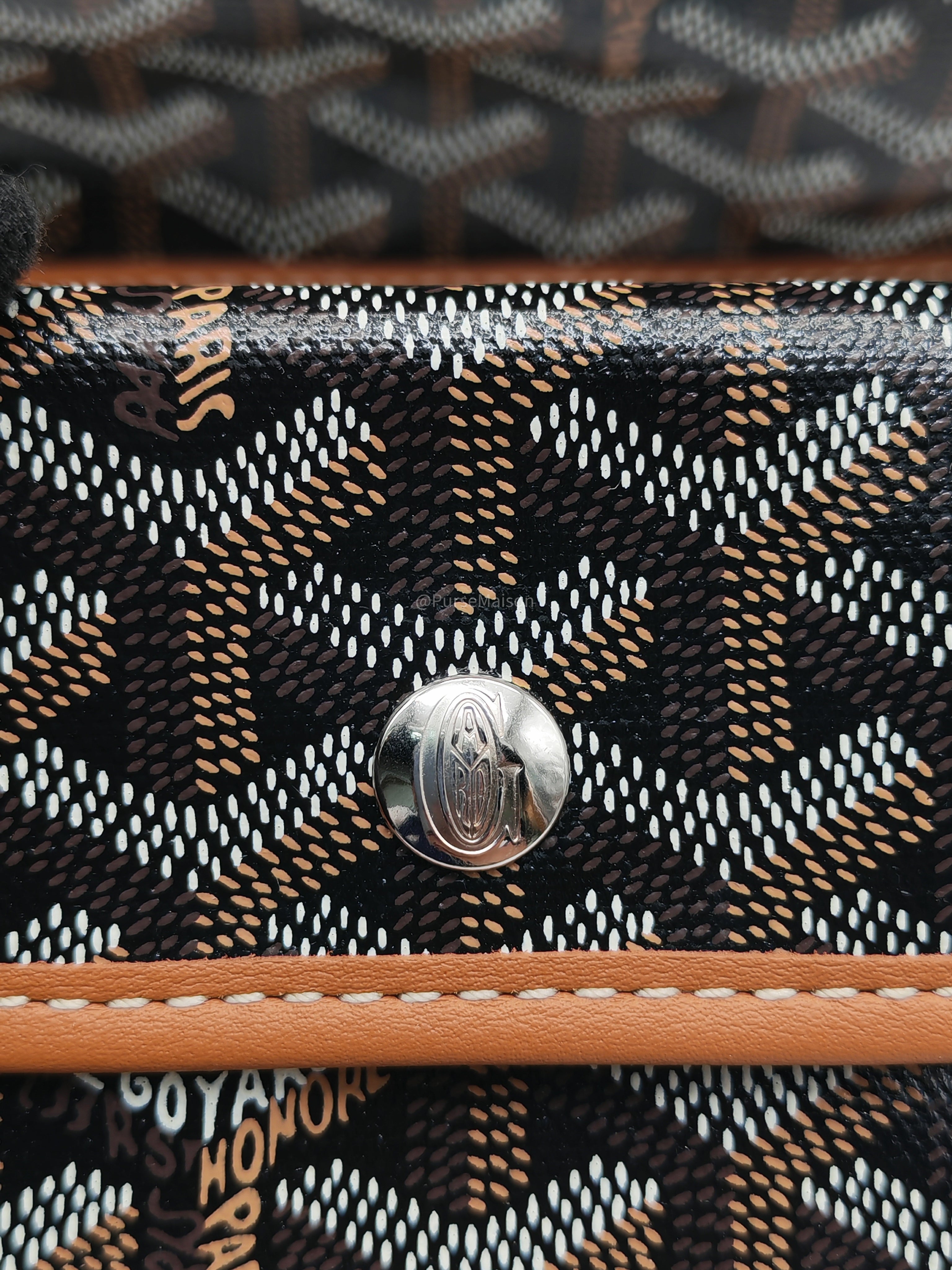 Goyard Mini Anjou Tote Bag in Tan Goyardine Canvas