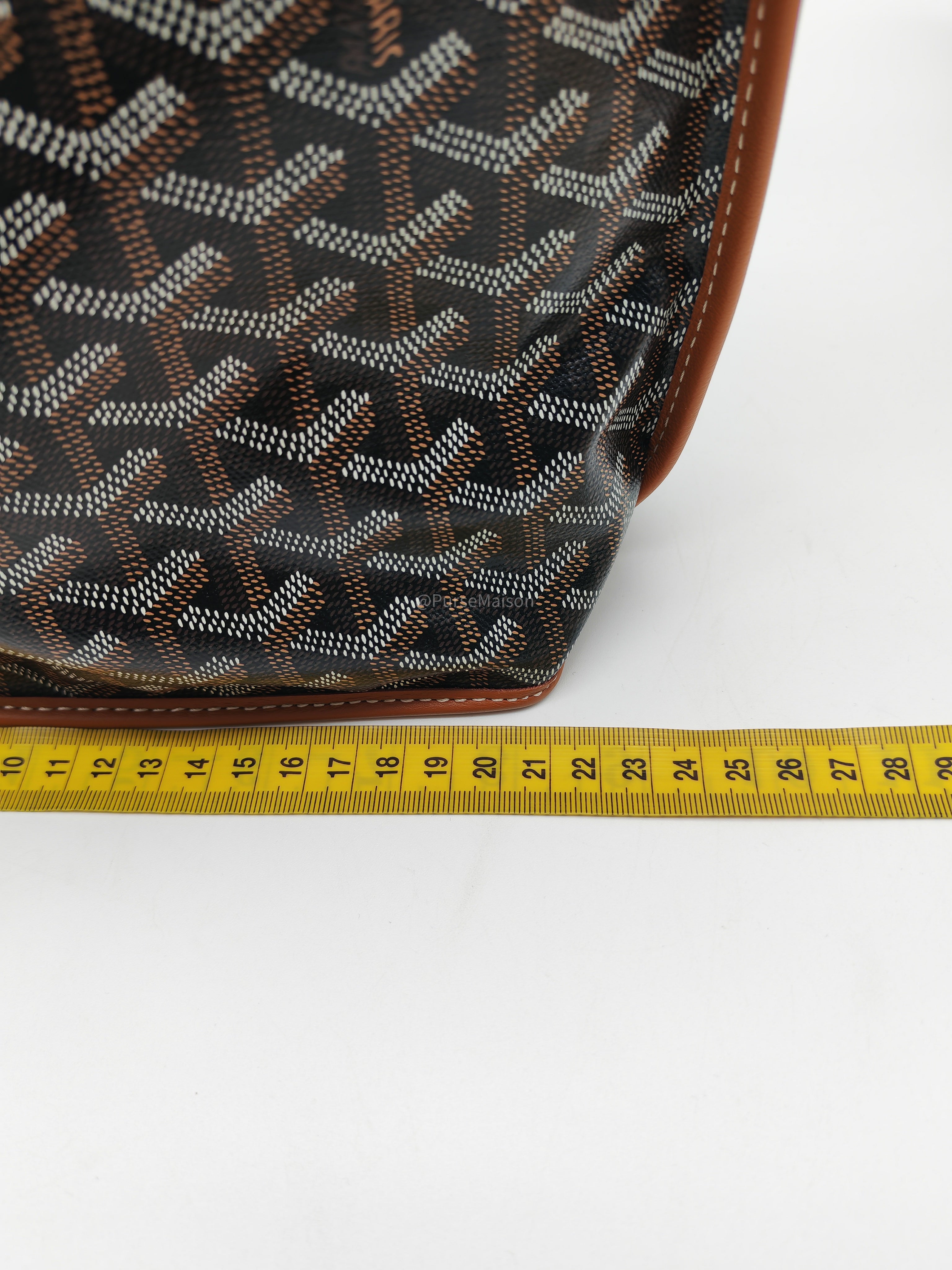 Goyard Mini Anjou Tote Bag in Tan Goyardine Canvas