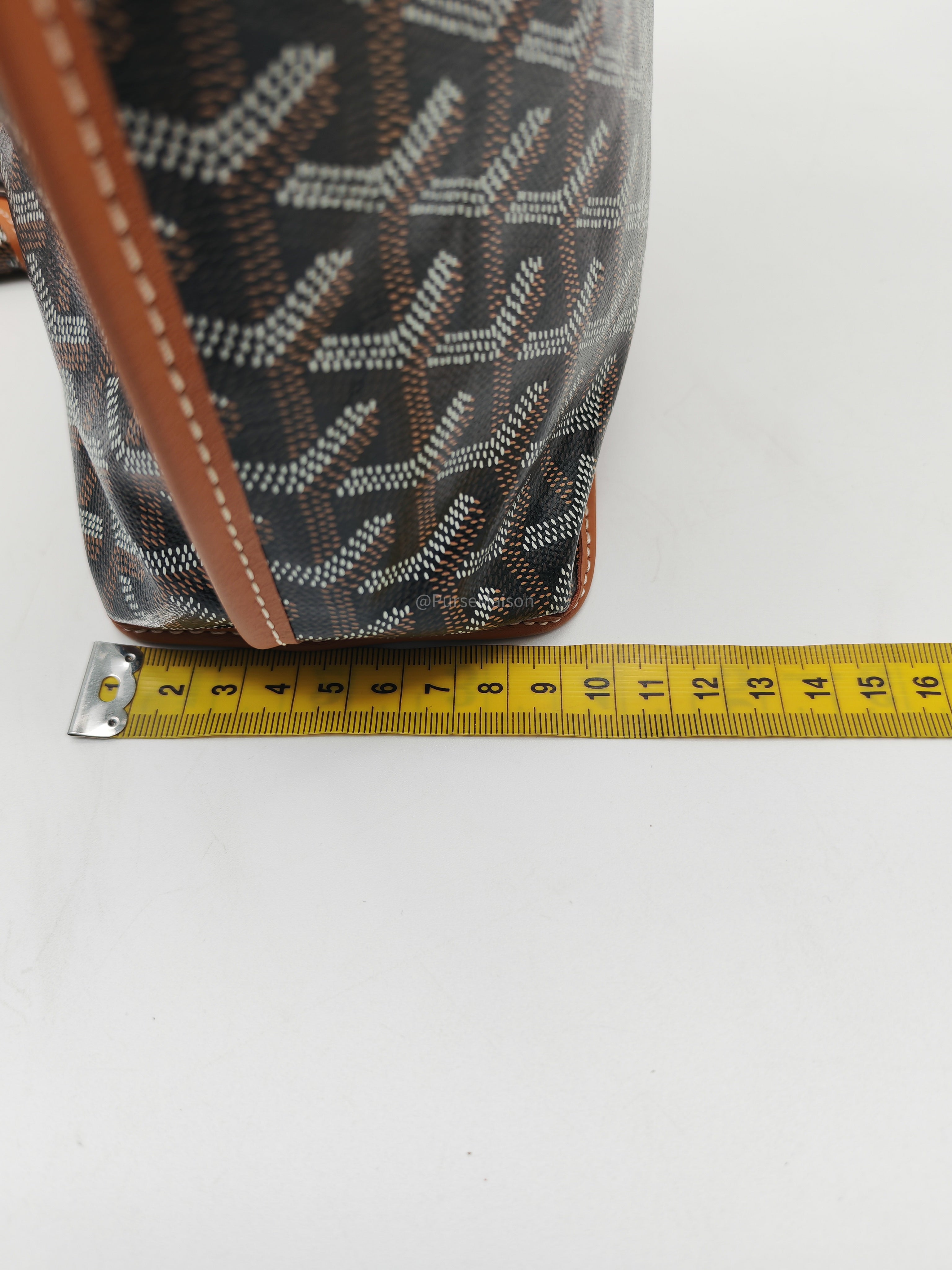 Goyard Mini Anjou Tote Bag in Tan Goyardine Canvas