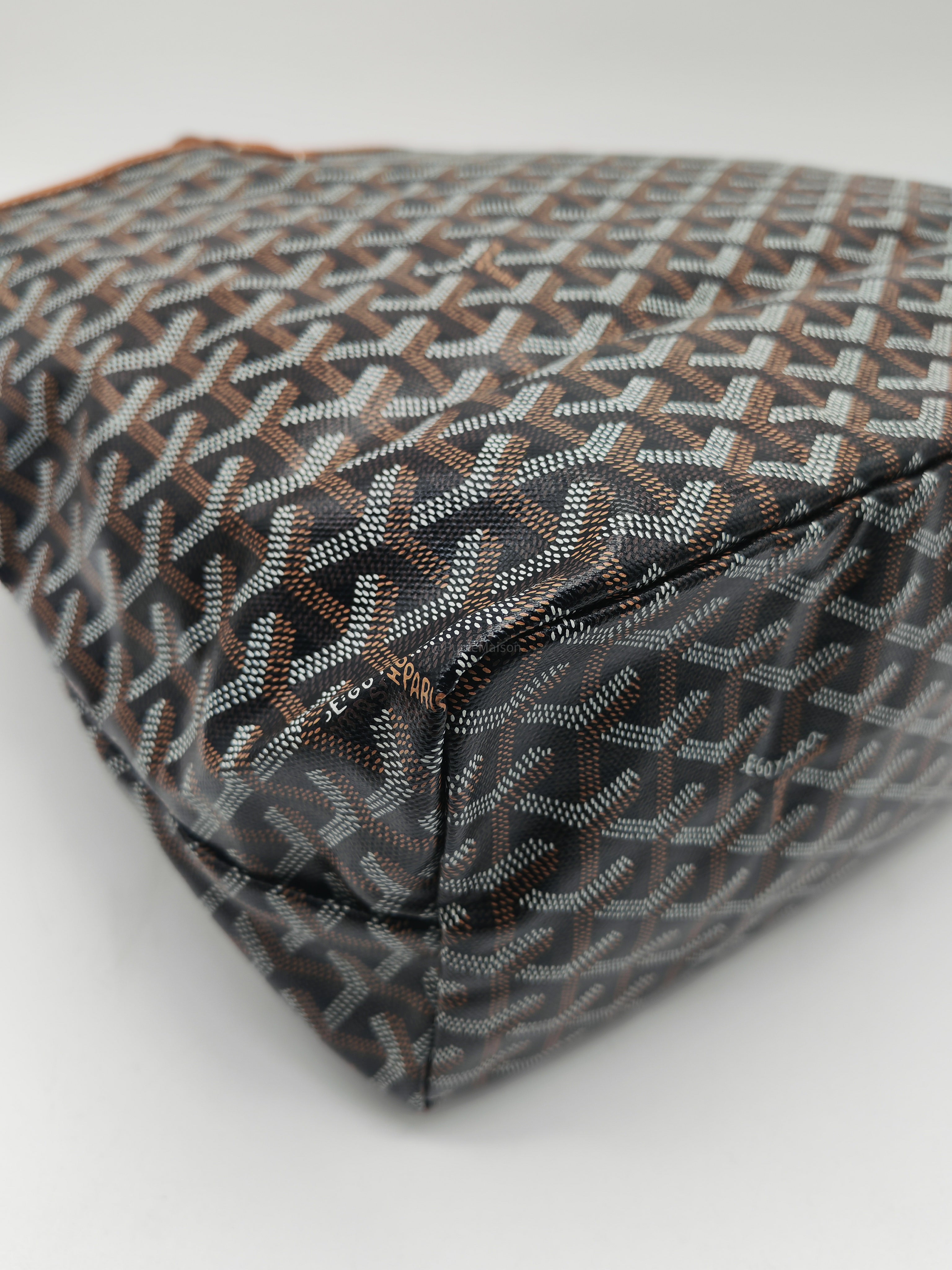 Goyard Saint Louis Tote Bag PM in Tan Goyardine Canvas