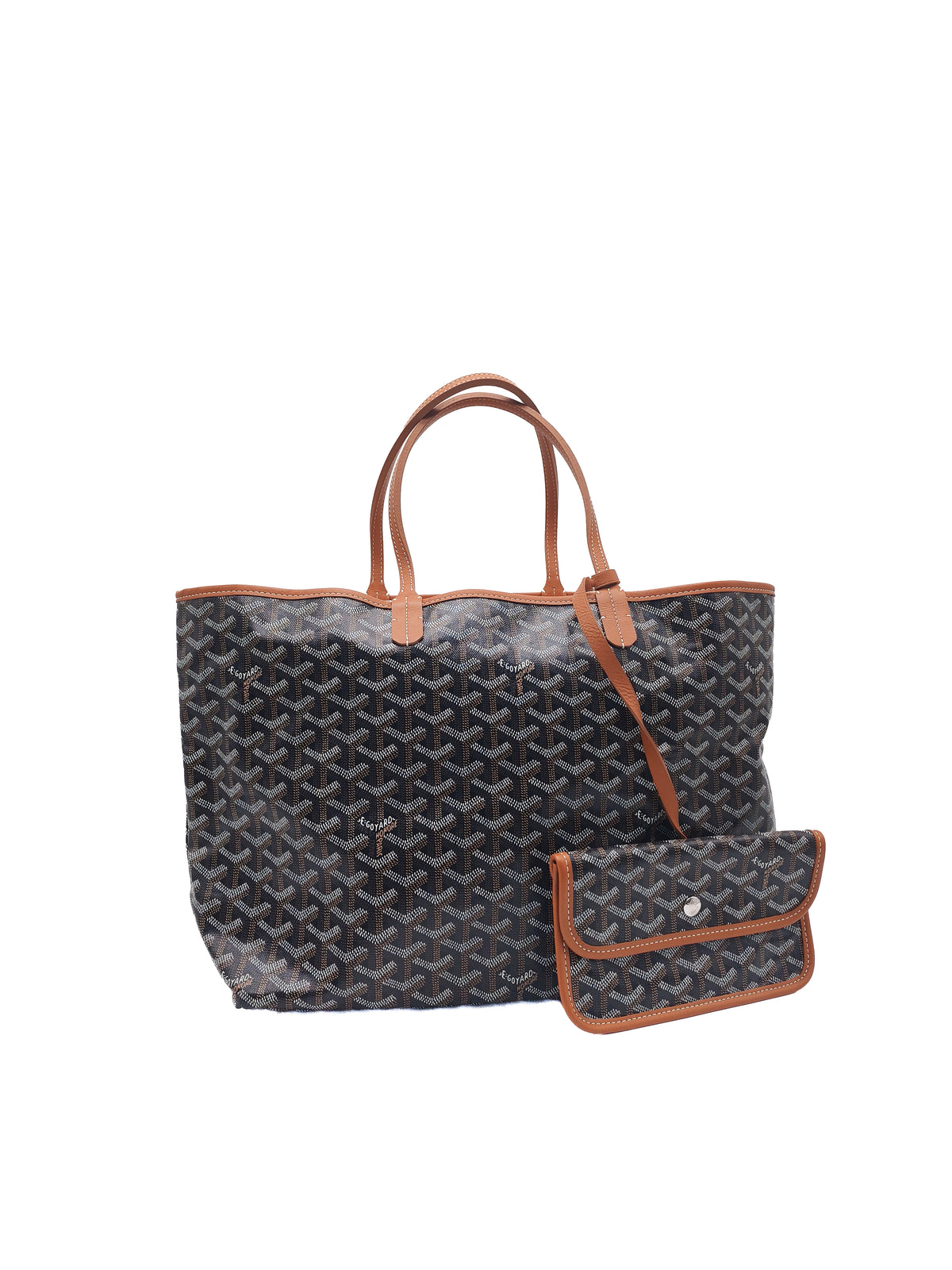 Goyard Saint Louis Tote Bag PM in Tan Goyardine Canvas