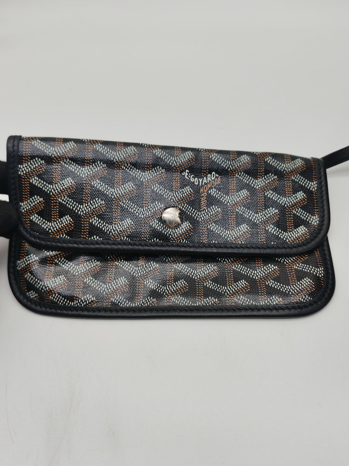 Goyard Saint Louis Tote Bag PM in Black Goyardine Canvas