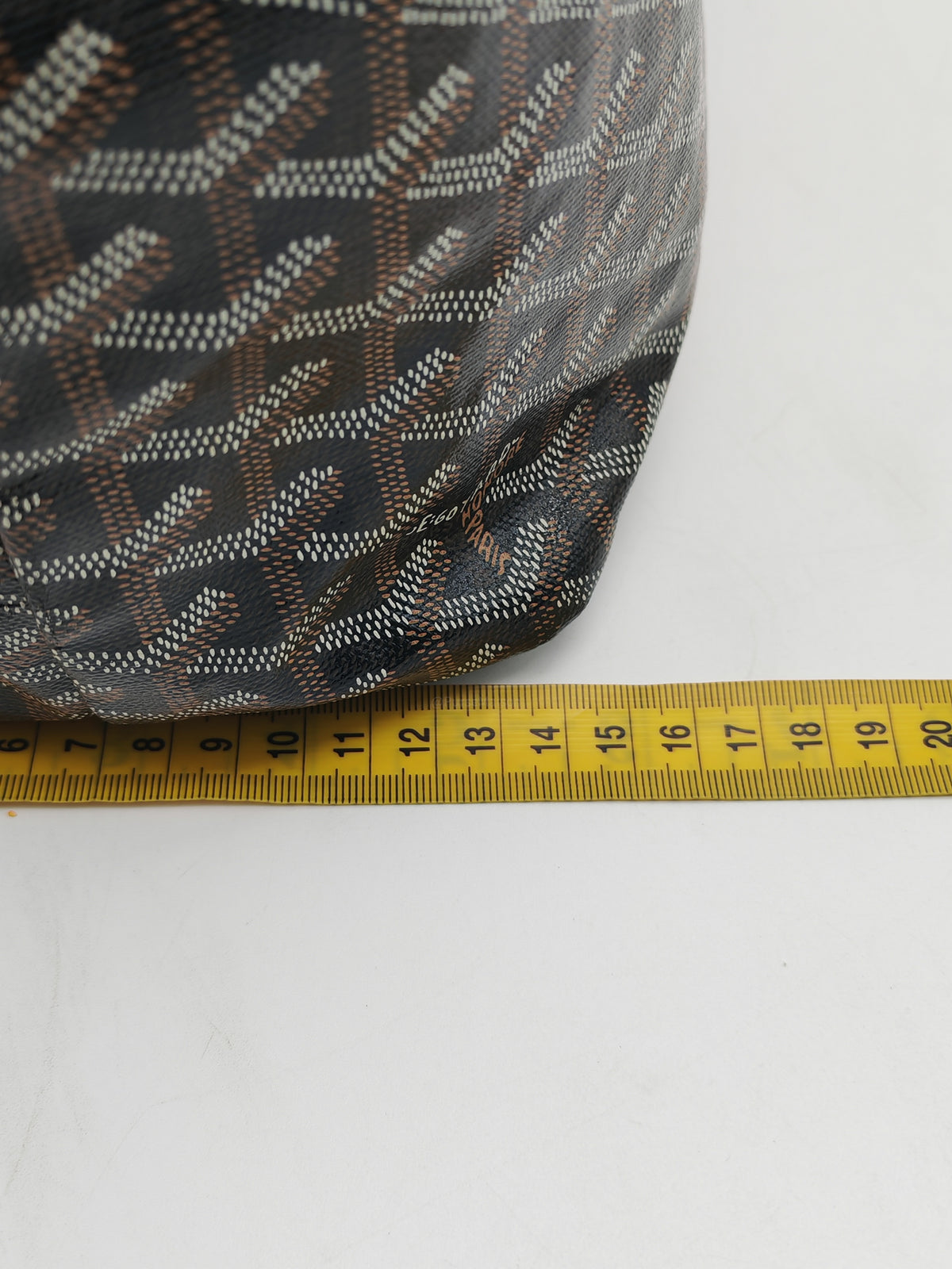 Goyard Saint Louis Tote Bag PM in Black Goyardine Canvas