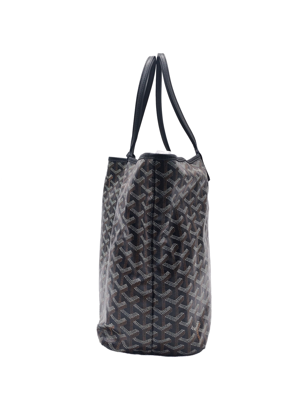 Goyard Saint Louis Tote Bag PM in Black Goyardine Canvas