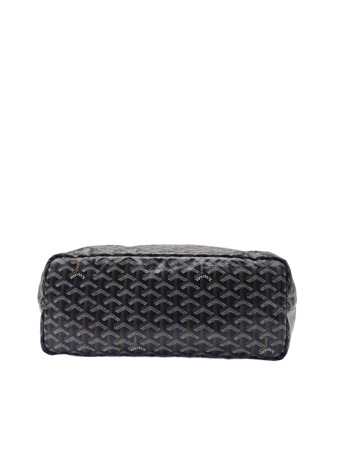 Goyard Saint Louis Tote Bag PM in Black Goyardine Canvas