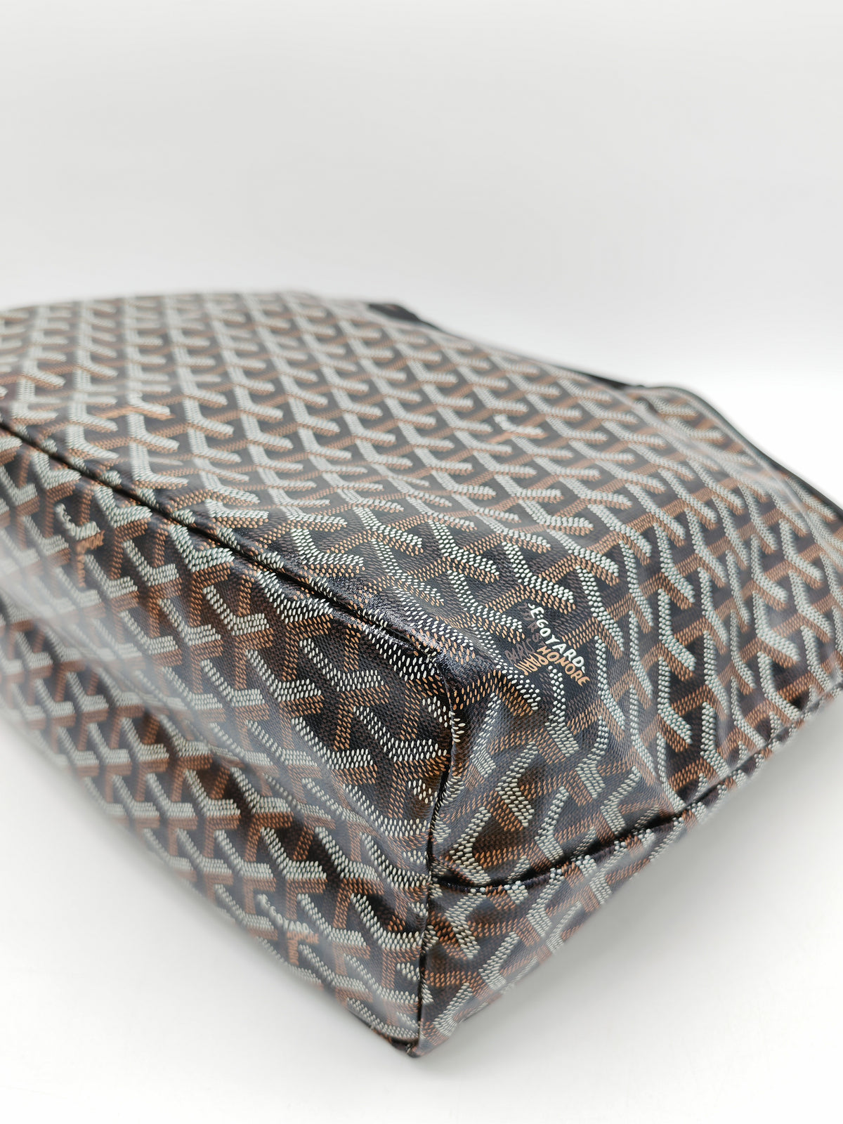 Goyard Saint Louis PM in Black Goyardine Canvas