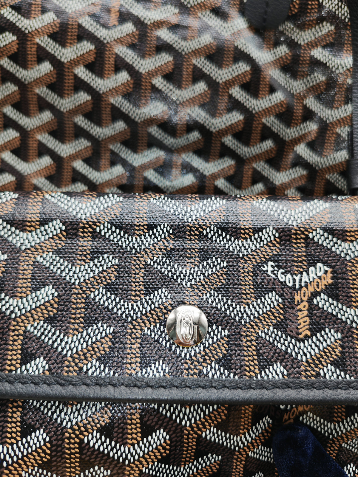 Goyard Saint Louis PM in Black Goyardine Canvas