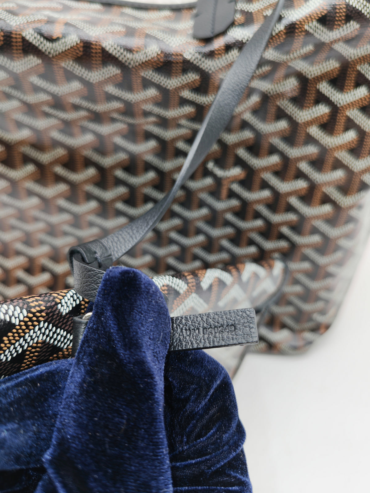 Goyard Saint Louis PM in Black Goyardine Canvas