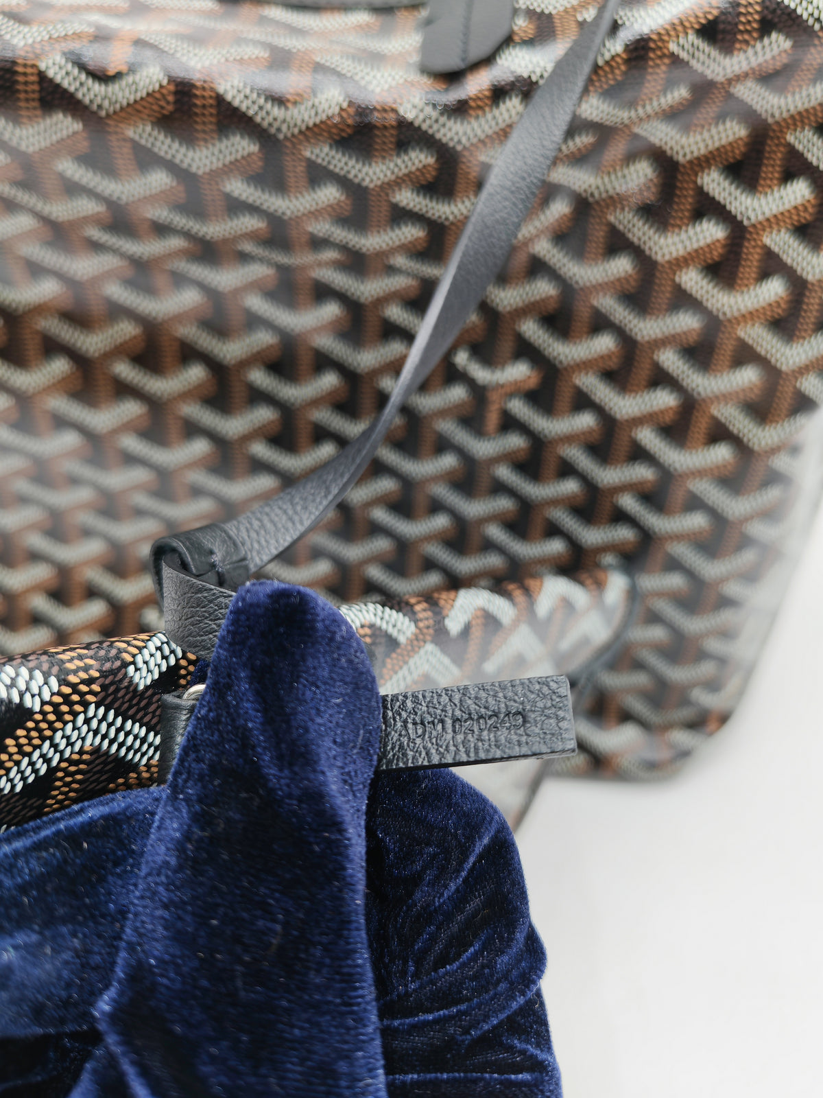 Goyard Saint Louis PM in Black Goyardine Canvas