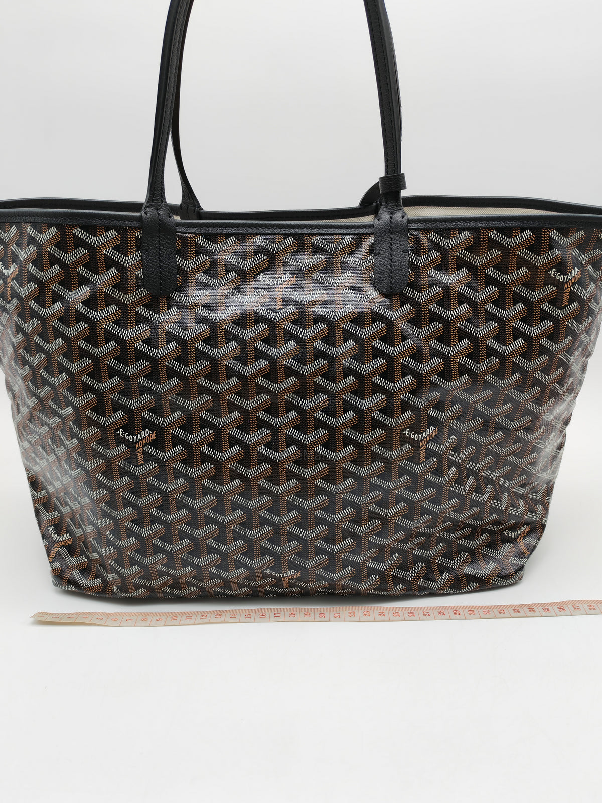 Goyard Saint Louis PM in Black Goyardine Canvas