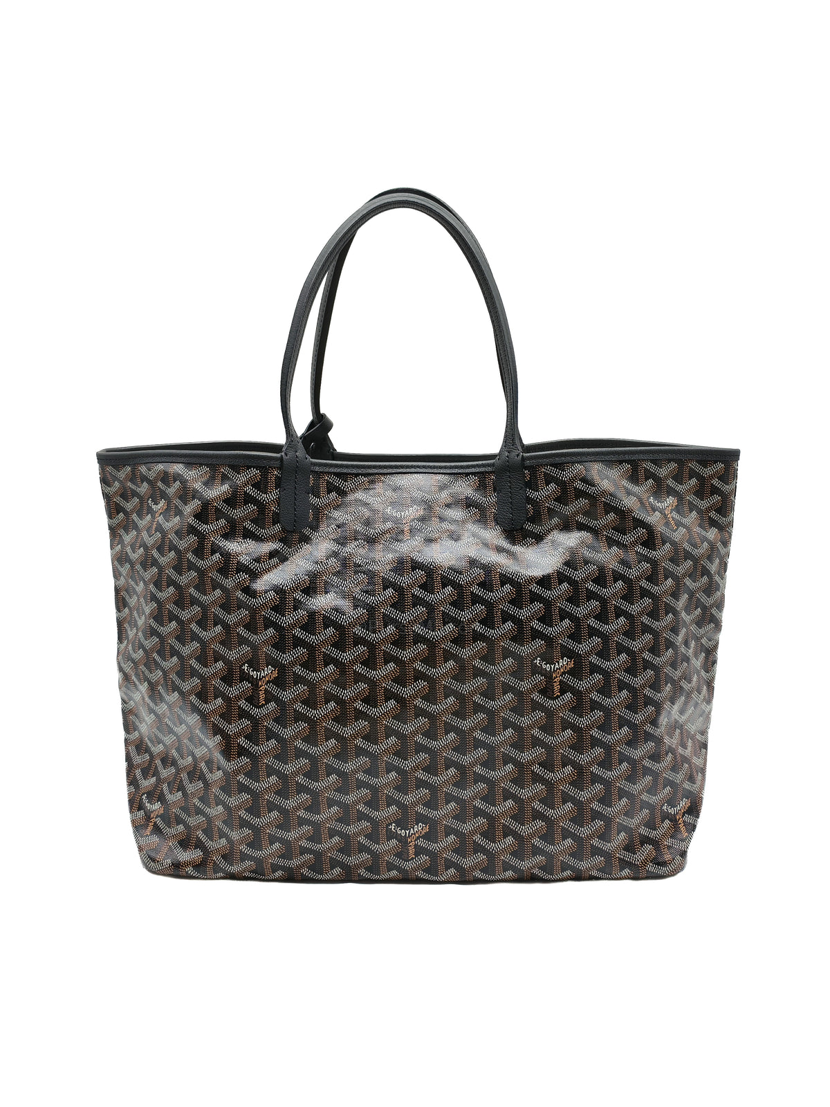Goyard Saint Louis PM in Black Goyardine Canvas