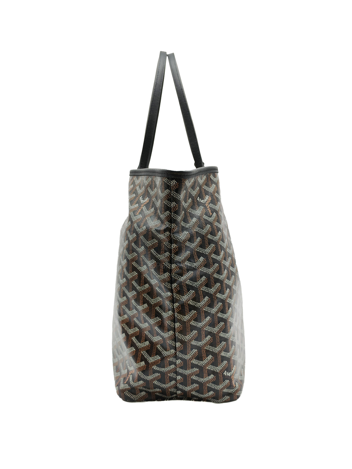 Goyard Saint Louis PM in Black Goyardine Canvas