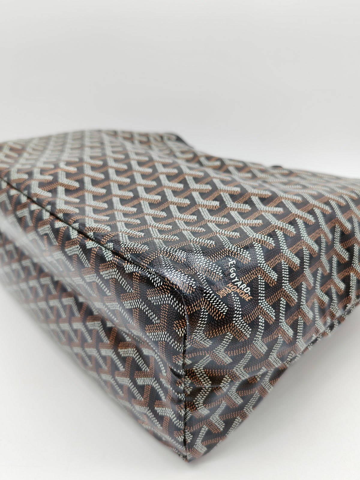 Goyard Saint Louis PM in Black Goyardine Canvas