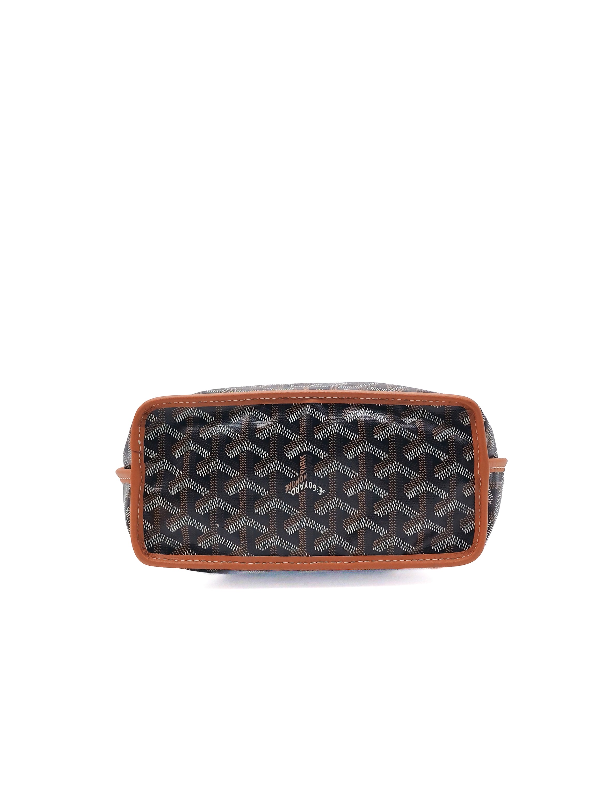 Goyard Mini Anjou Tote Bag in Tan Goyardine Canvas
