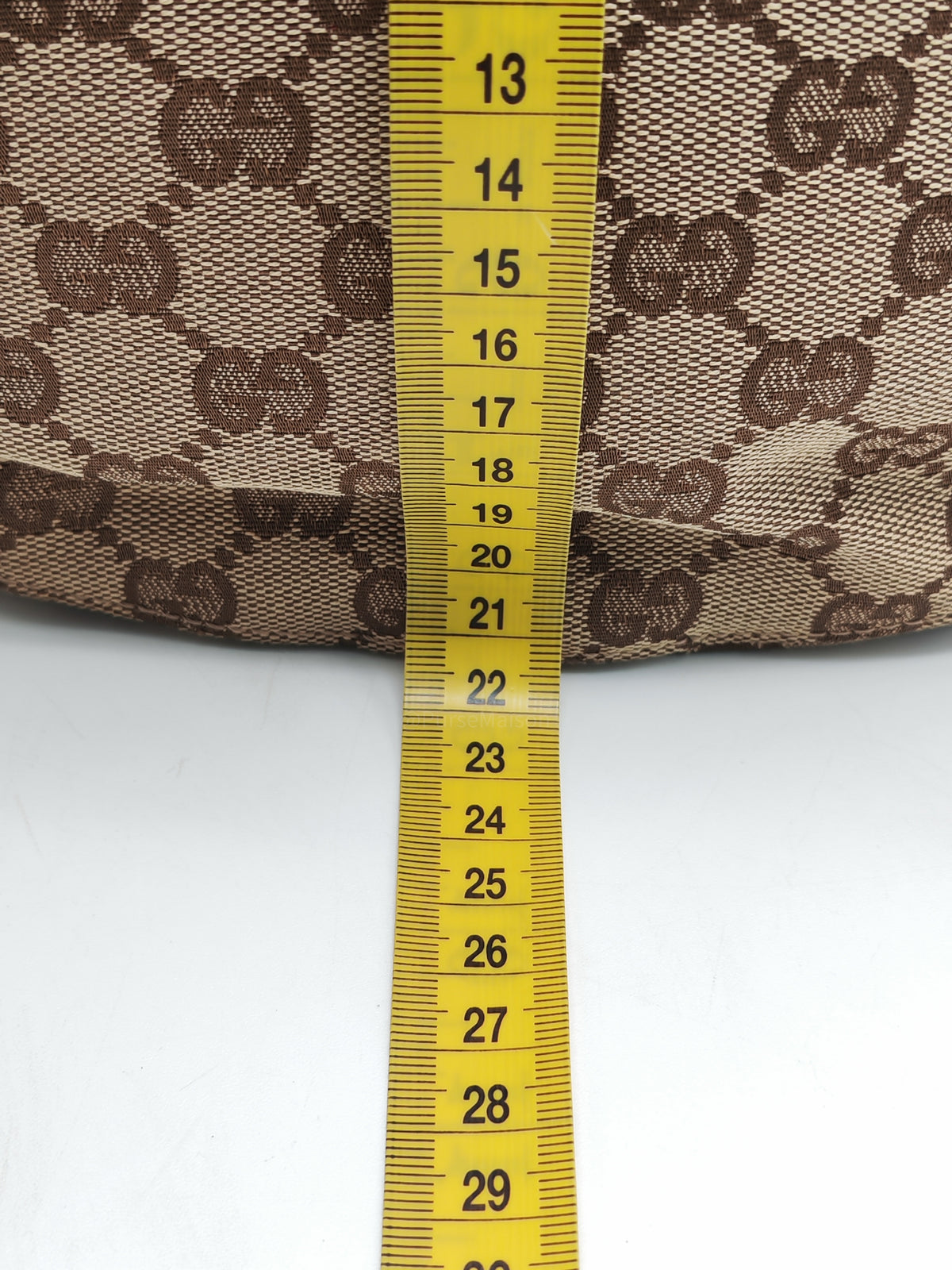 Gucci Vintage Bamboo Ring Hobo Bag in GG Supreme Canvas