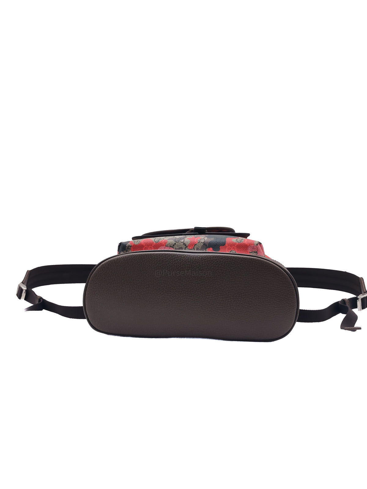 Gucci GG Supreme Pink and Red Camouflage Backpack