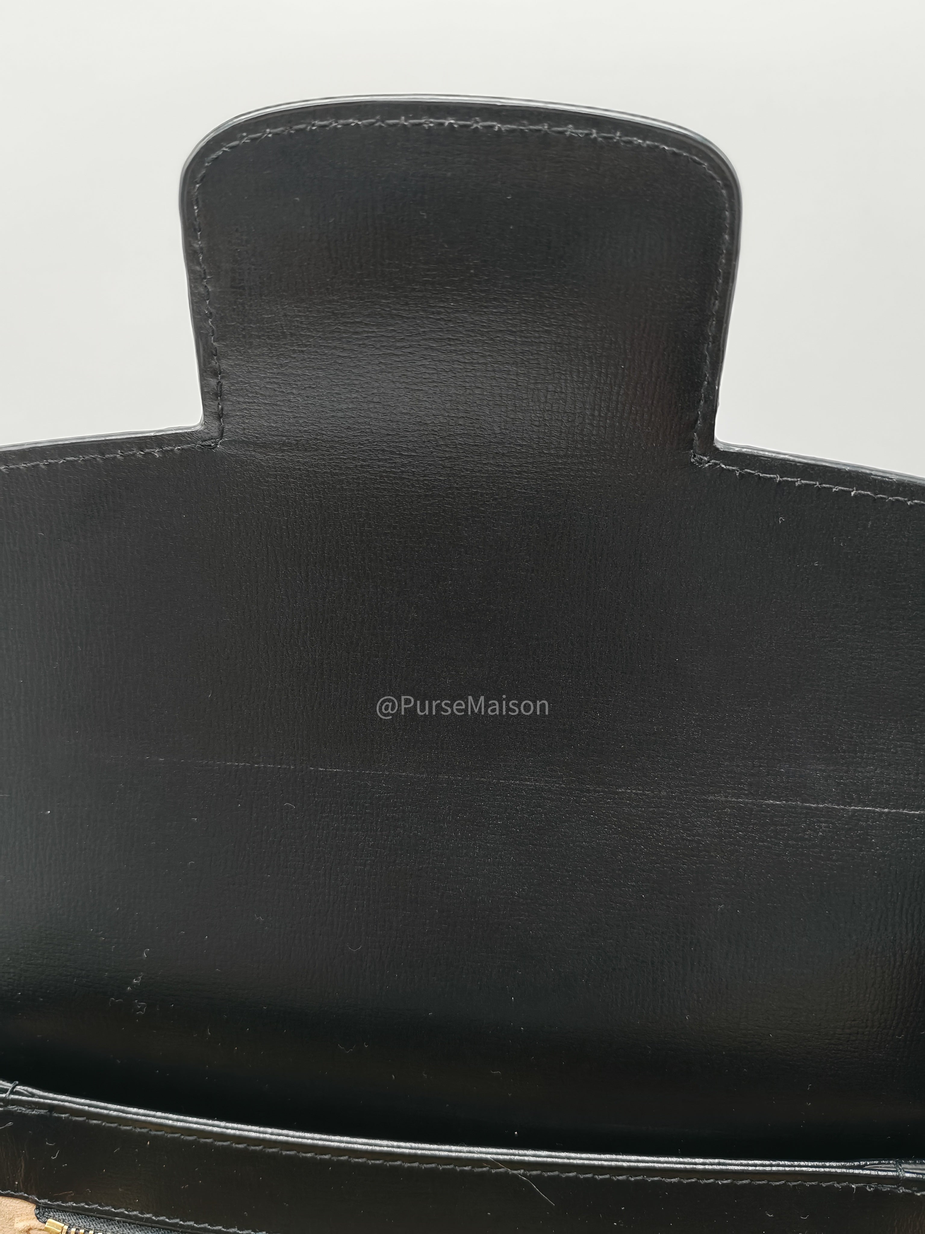 Gucci Horsebit 1955 Shoulder Bag Medium in Black Calfskin Leather