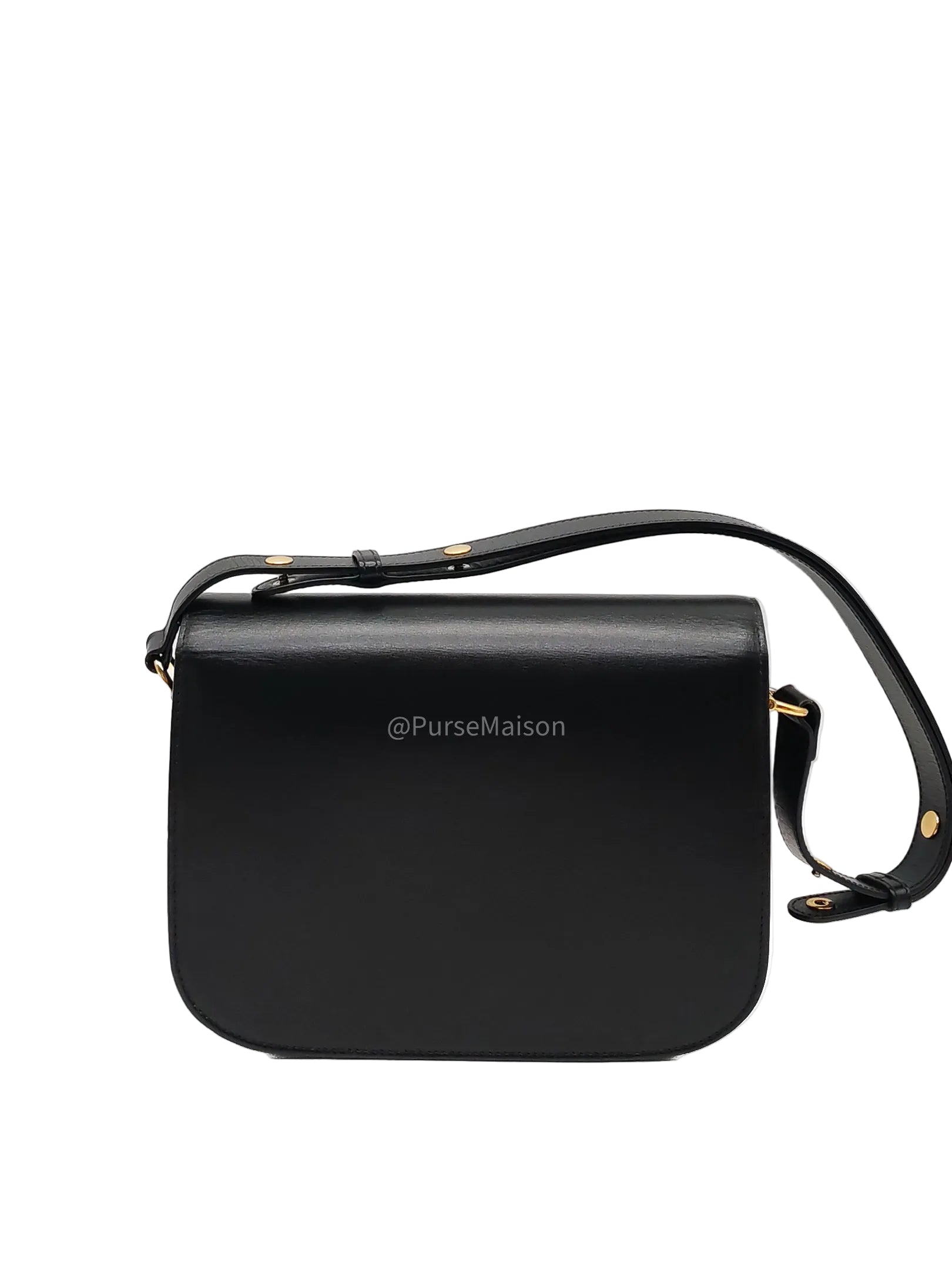 Gucci Horsebit 1955 Shoulder Bag Medium in Black Calfskin Leather