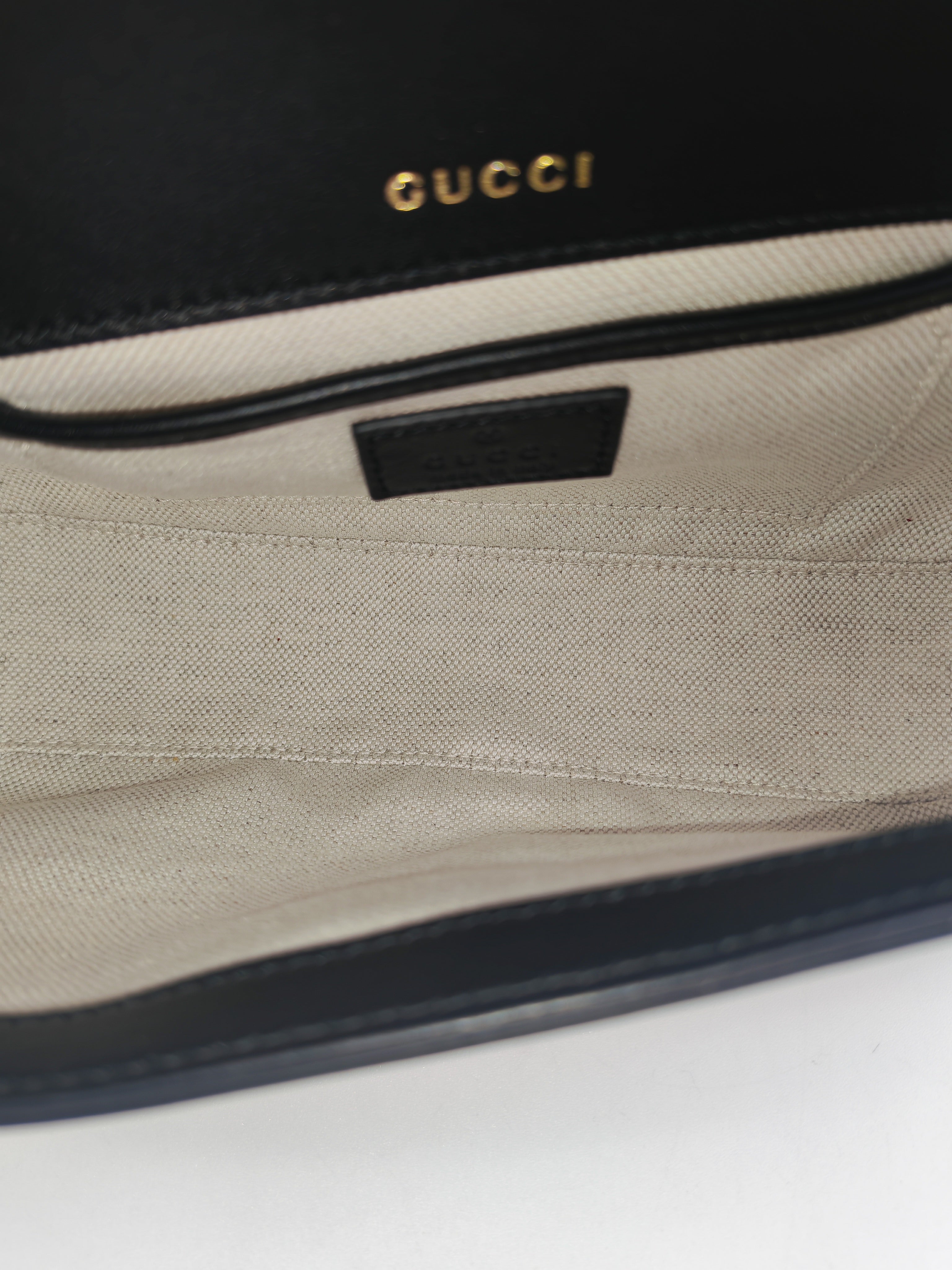 Gucci Horsebit 1955 Soft Small East West Shoulder Bag Supreme Canvas