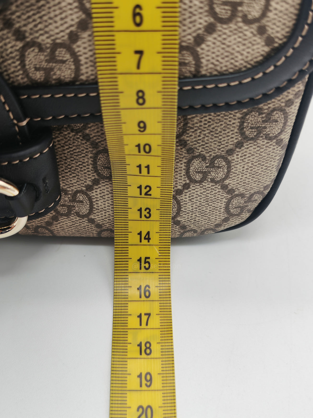 Gucci Horsebit 1955 Soft Small East West Shoulder Bag Supreme Canvas