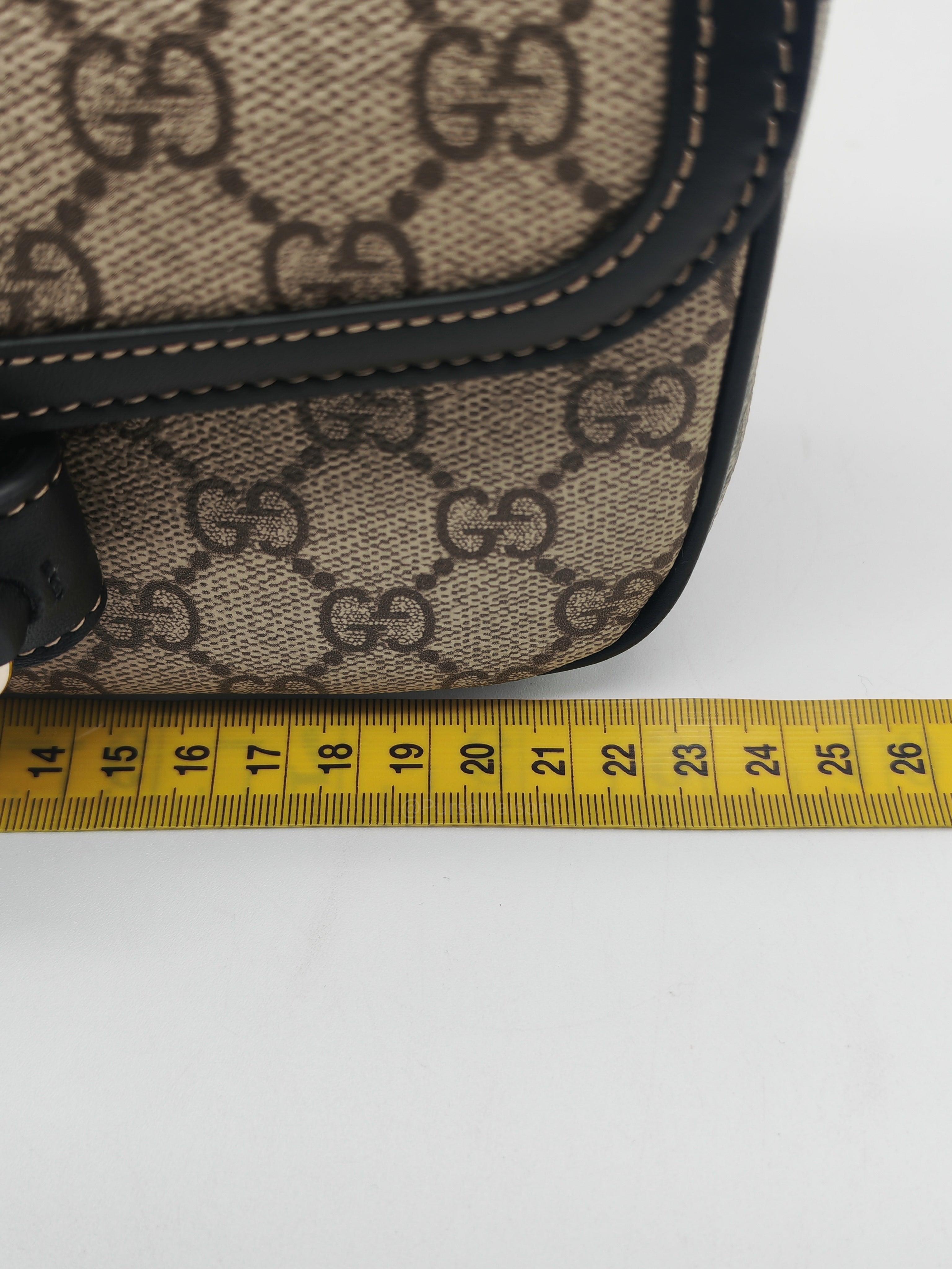 Gucci Horsebit 1955 Soft Small East West Shoulder Bag Supreme Canvas