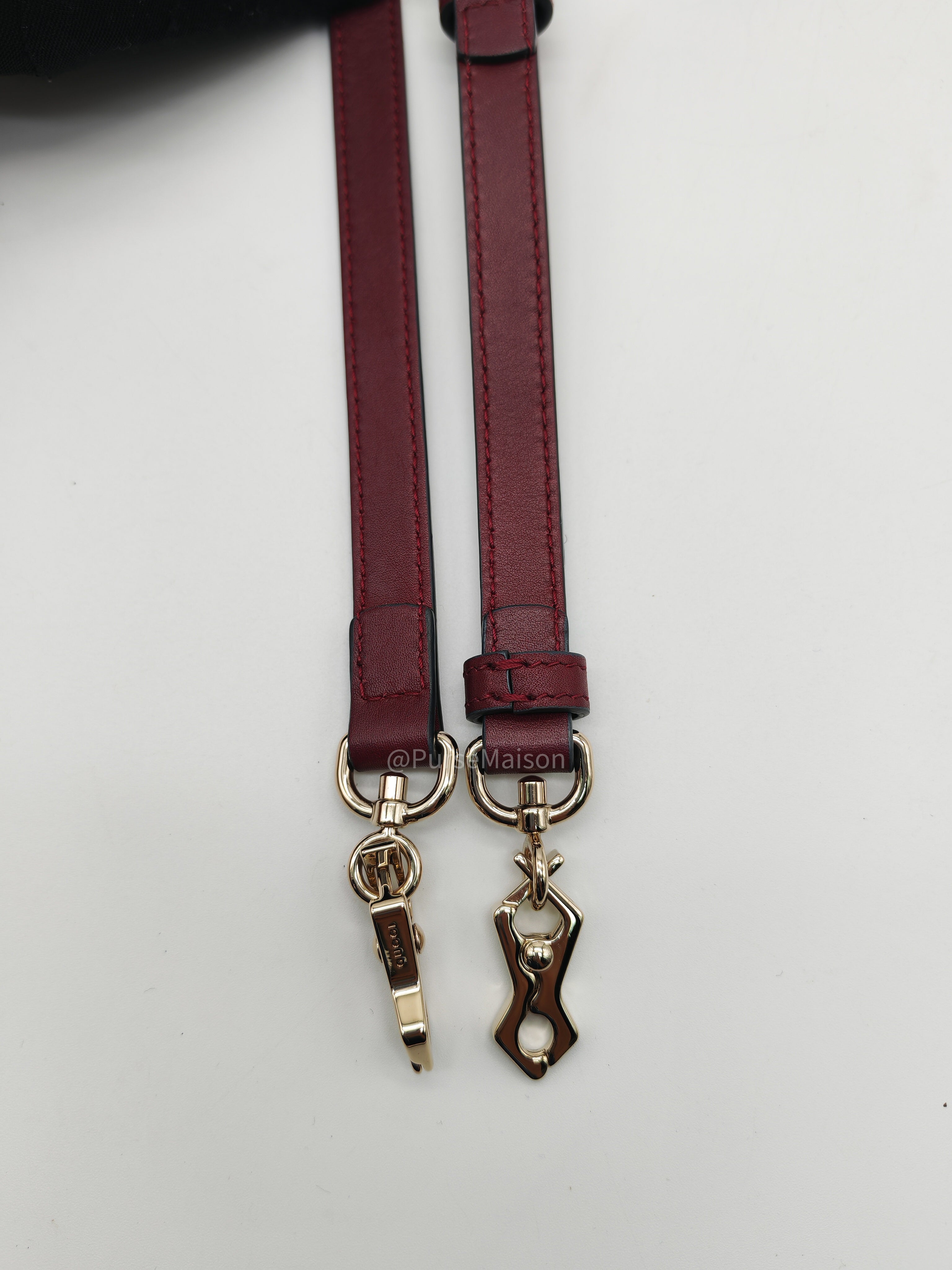 Gucci Horsebit 1955 East West Shoulder Bag in Rosso Ancora Calfskin Leather and Light Gold Hardware