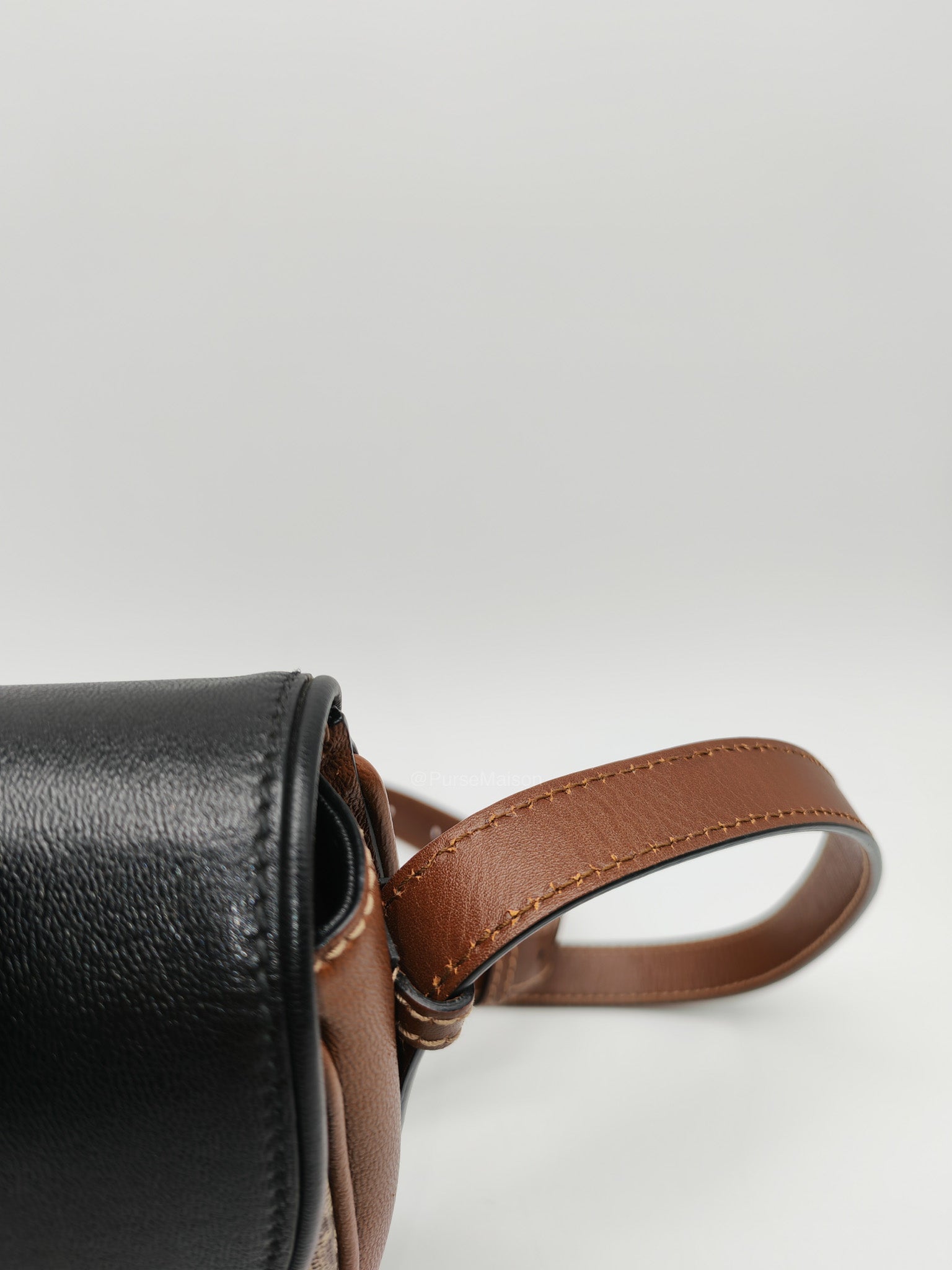 Gucci Padlock Saddle Bag in GG Supreme Monogram Canvas and Gold Hardware