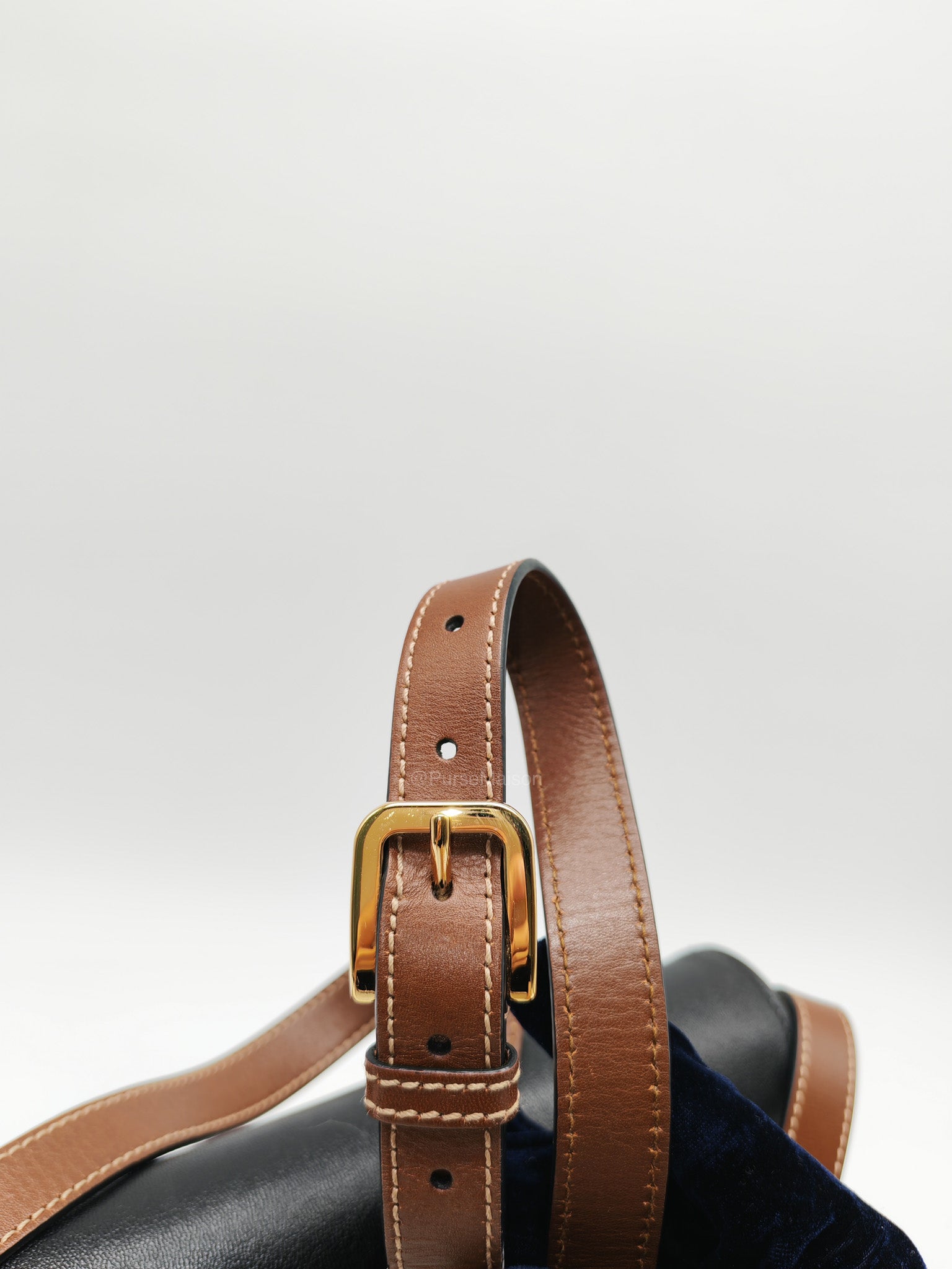 Gucci Padlock Saddle Bag in GG Supreme Monogram Canvas and Gold Hardware