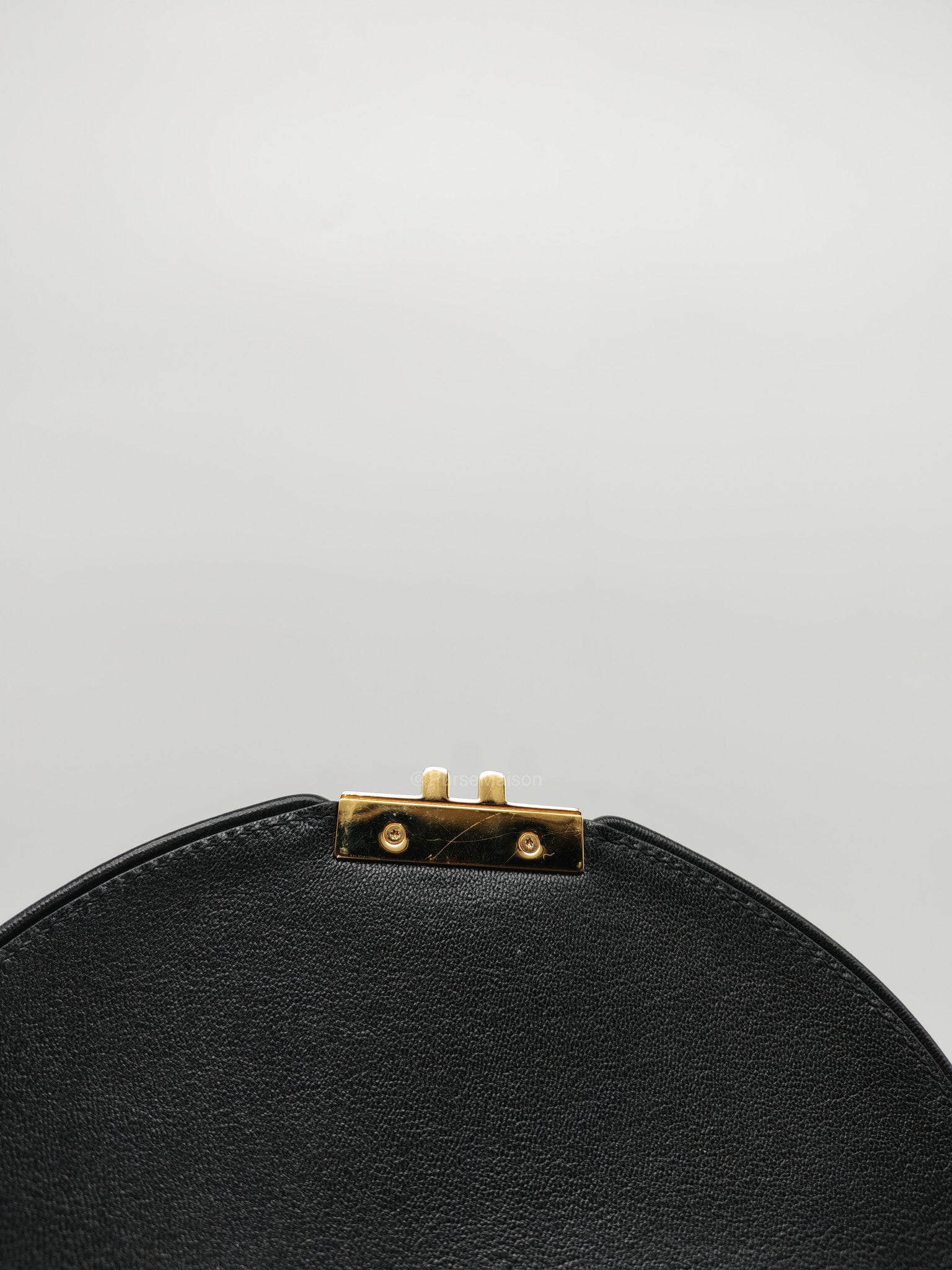 Gucci Padlock Saddle Bag in GG Supreme Monogram Canvas and Gold Hardware