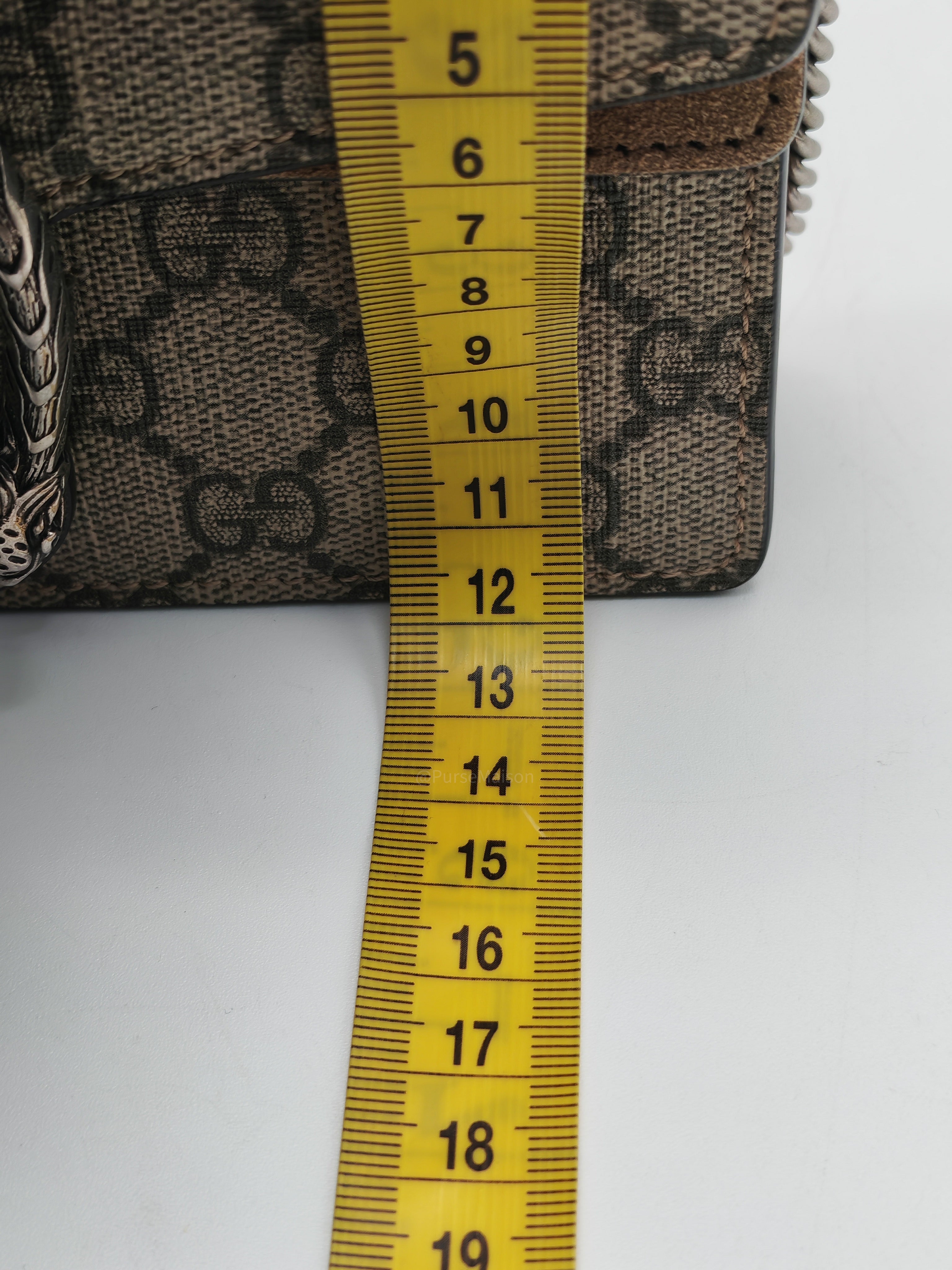Gucci Super Mini Dionysus GG Supreme Canvas