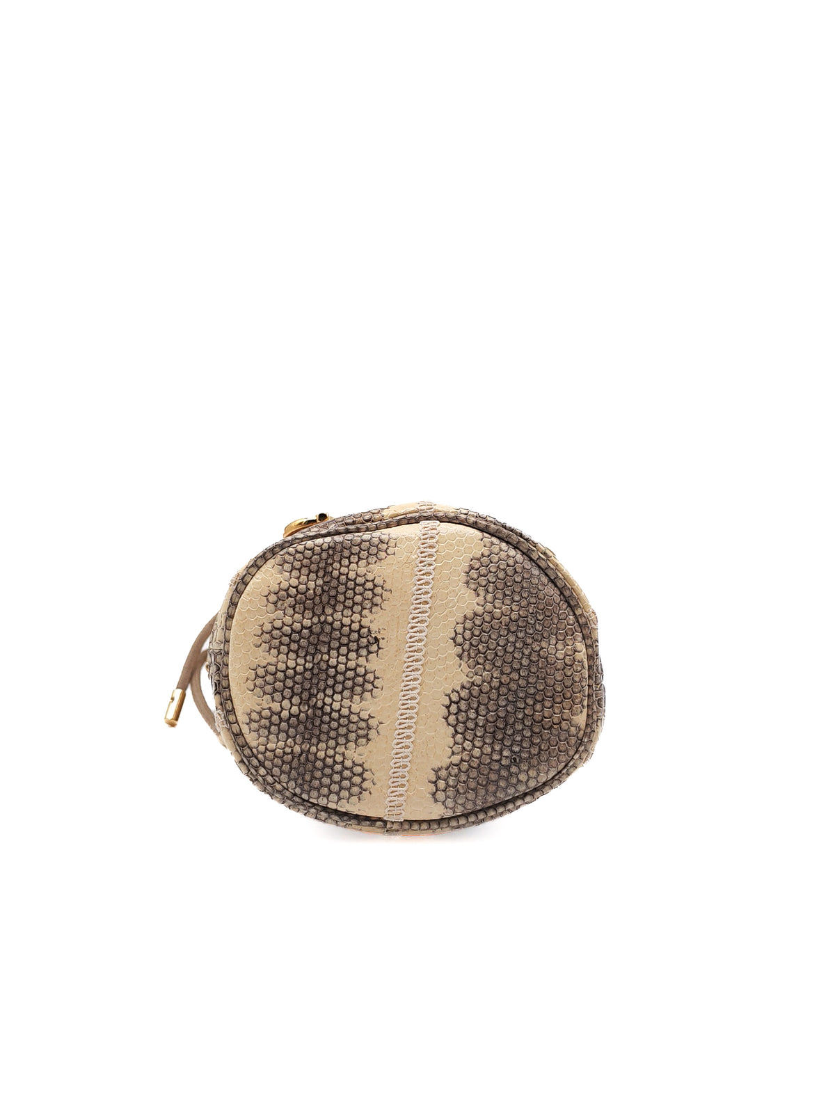 Gucci Zumi Snakeskin Mini Bucket Bag in Snakeskin Leather and Mixed Hardware