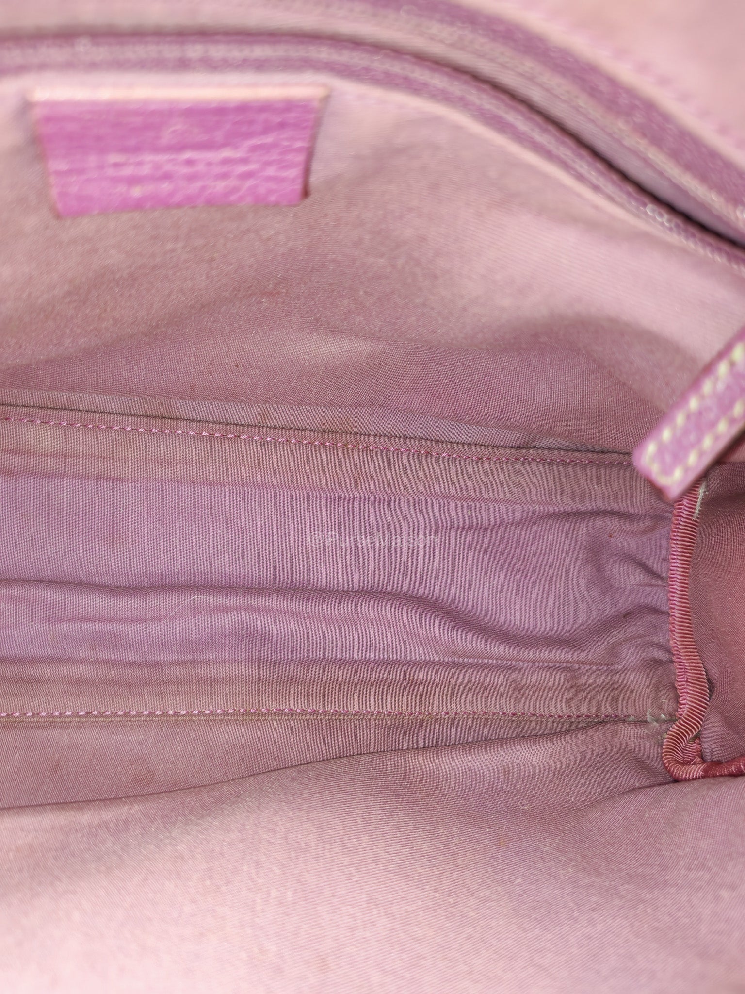 Gucci Abbey Boston Handbag in Pink GG Monogram Canvas and Light Gold Hardware