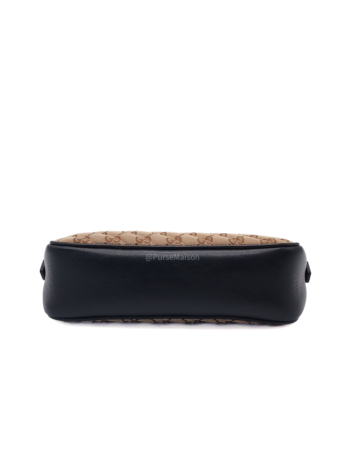 Gucci GG Marmont Camera Bag Small in Diagonal Monogram Matelasse Canvas and Gold Hardware