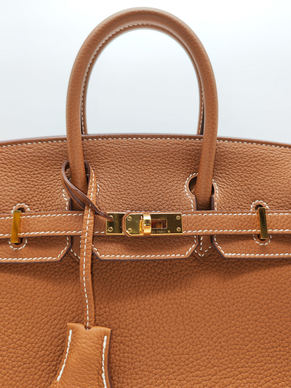 Hermes Birkin 25 in Gold Togo Leather Gold Hardware Stamp B (2023)