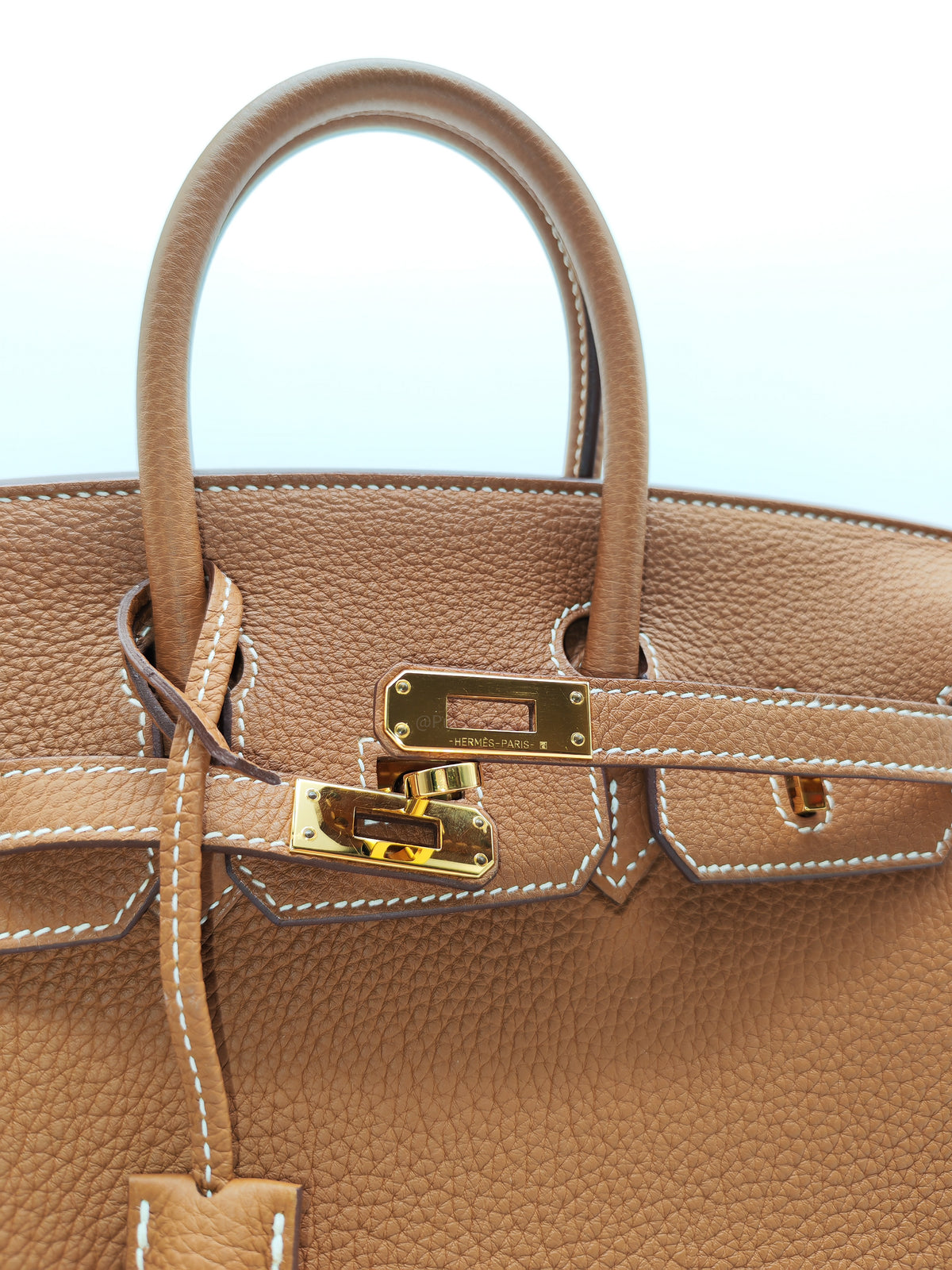 Hermes Birkin 25 in Gold Togo Leather Gold Hardware Stamp B (2023)