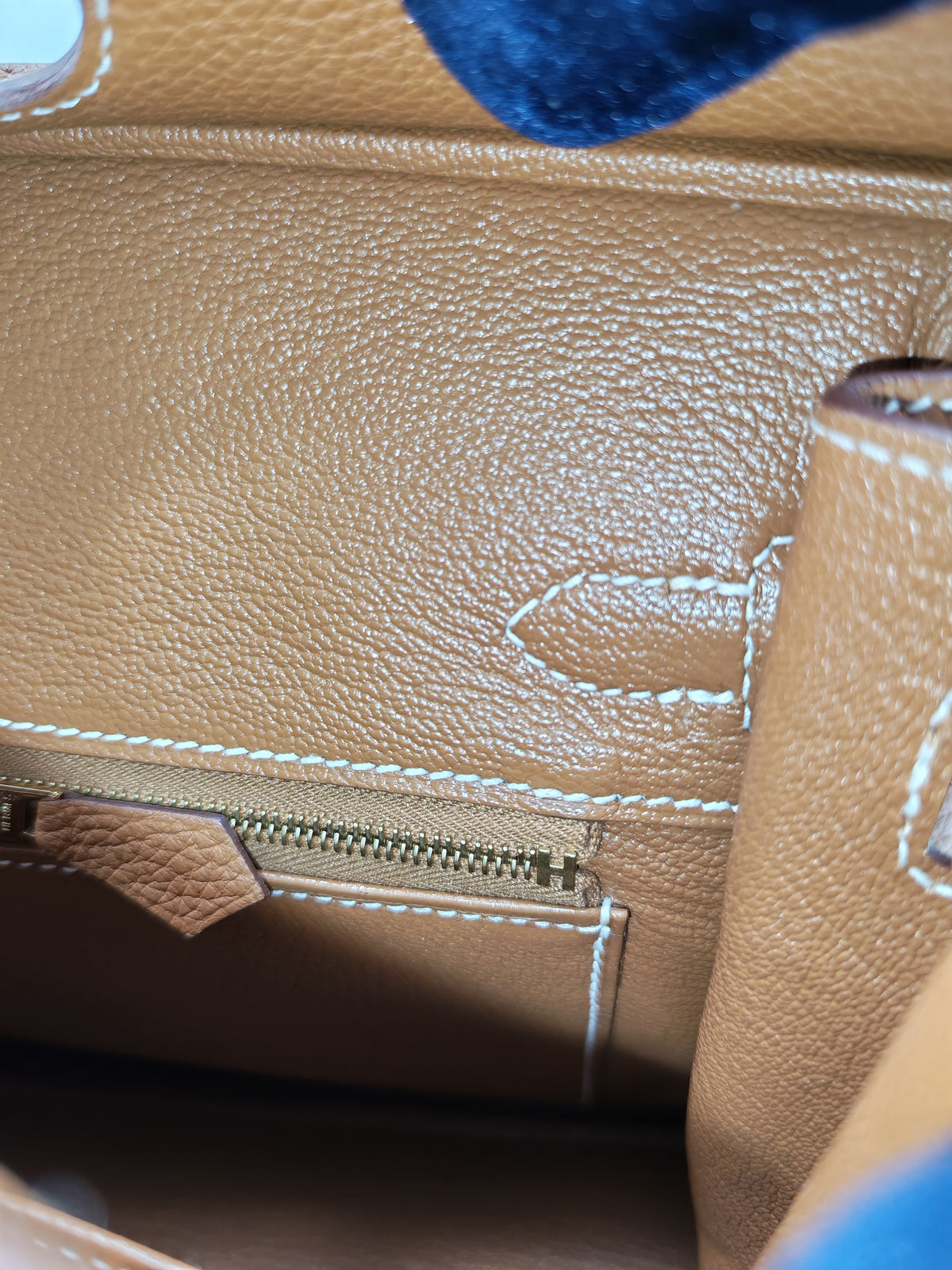 Hermes Birkin 25 in Gold Togo Leather Gold Hardware Stamp B (2023)
