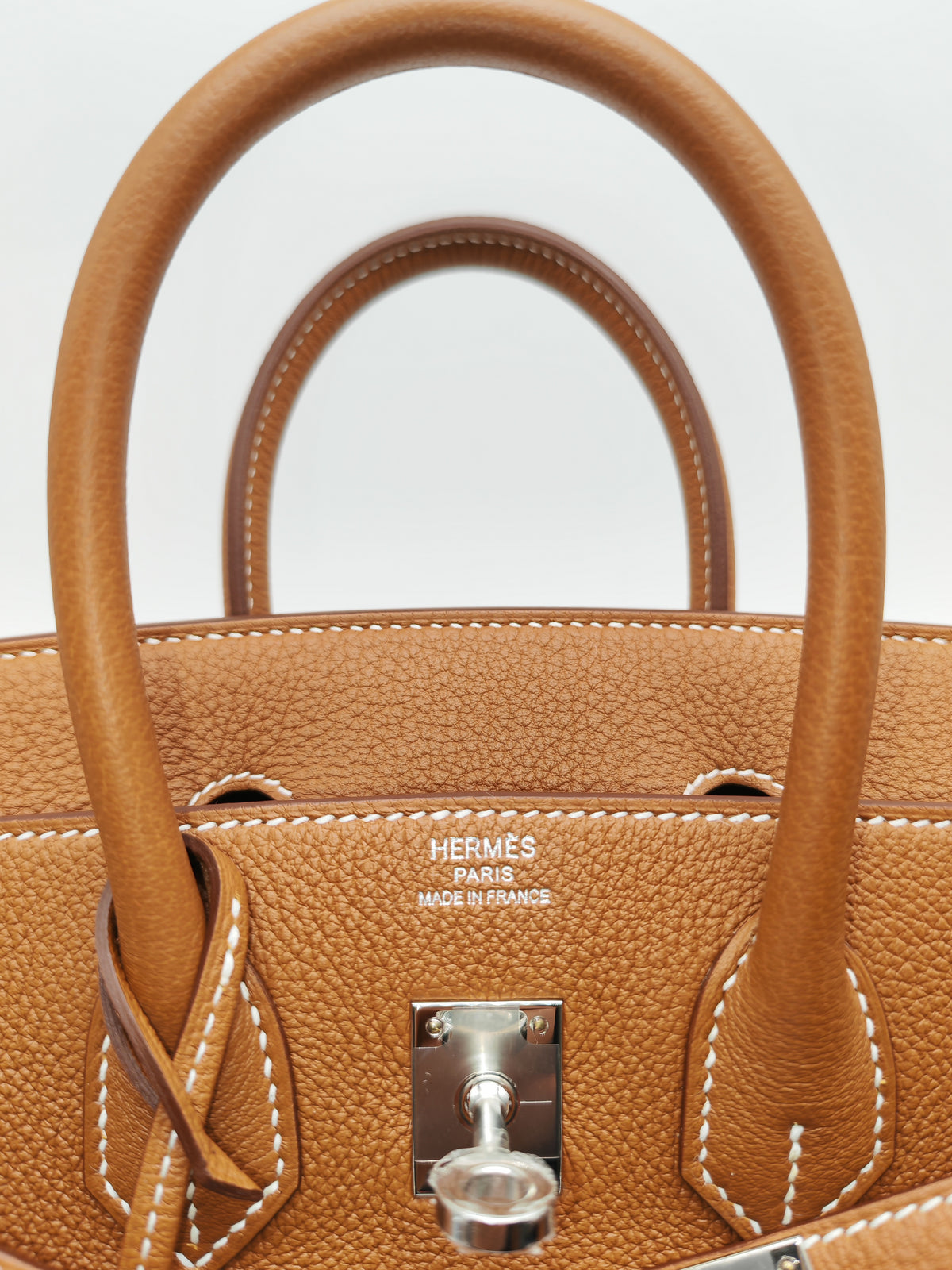 Hermes Birkin 25 in Gold Togo Leather Palladium Hardware Stamp G (2026)