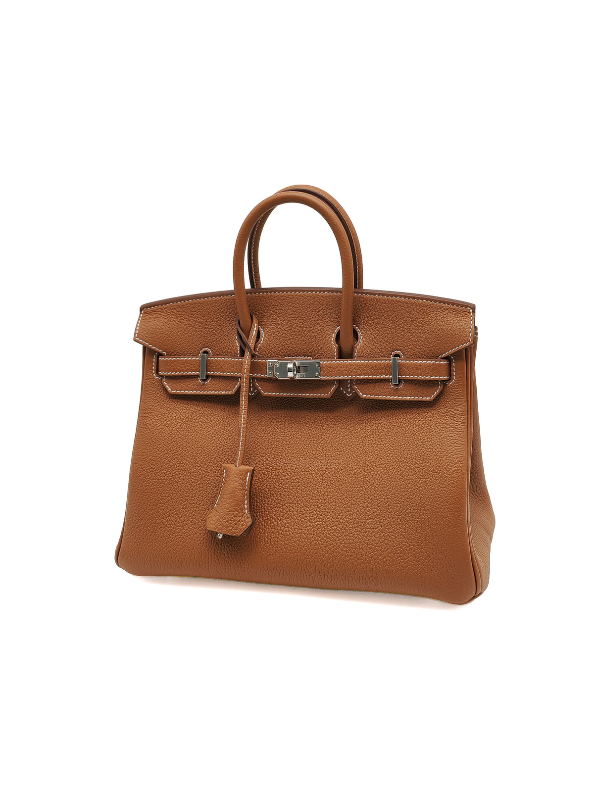 Hermes Birkin 25 in Gold Togo Leather Palladium Hardware Stamp G (2026)