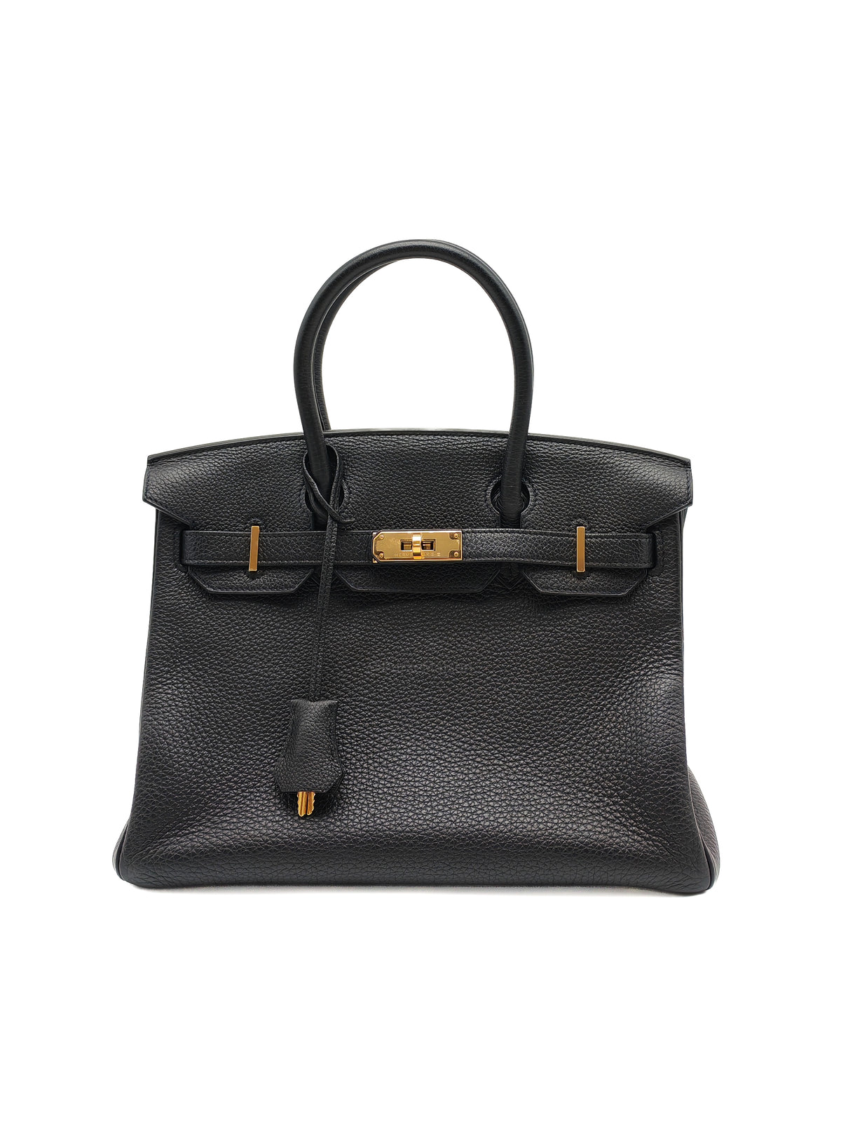 Hermes Birkin 30 Retourne in Black Togo Leather Gold Hardware Stamp Z (2021)