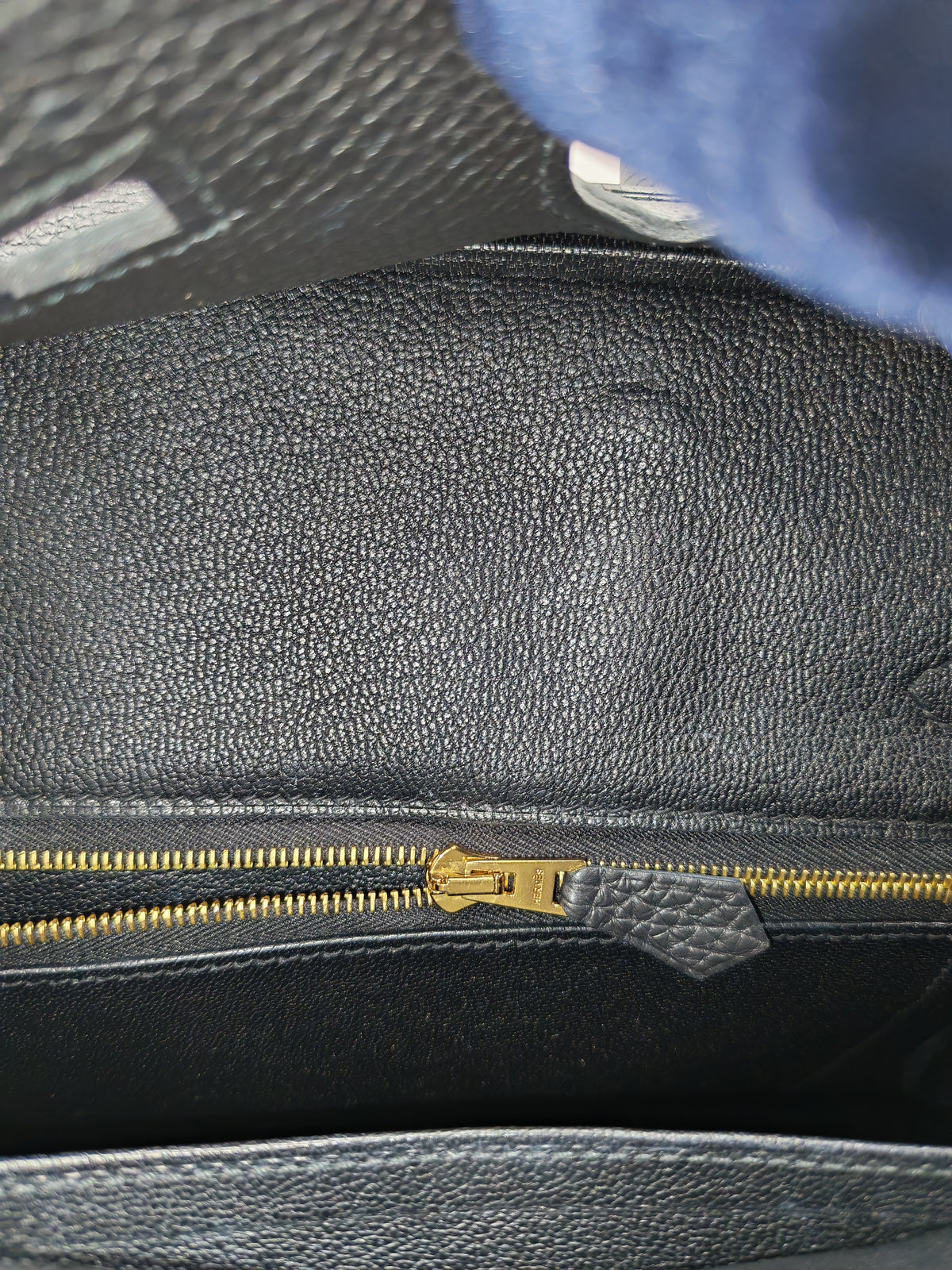 Hermes Birkin 30 Retourne in Black Togo Leather Gold Hardware Stamp Z (2021)