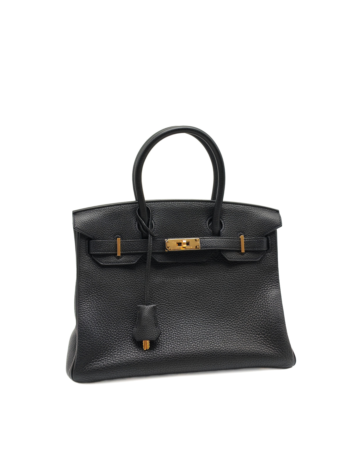 Hermes Birkin 30 Retourne in Black Togo Leather Gold Hardware Stamp Z (2021)