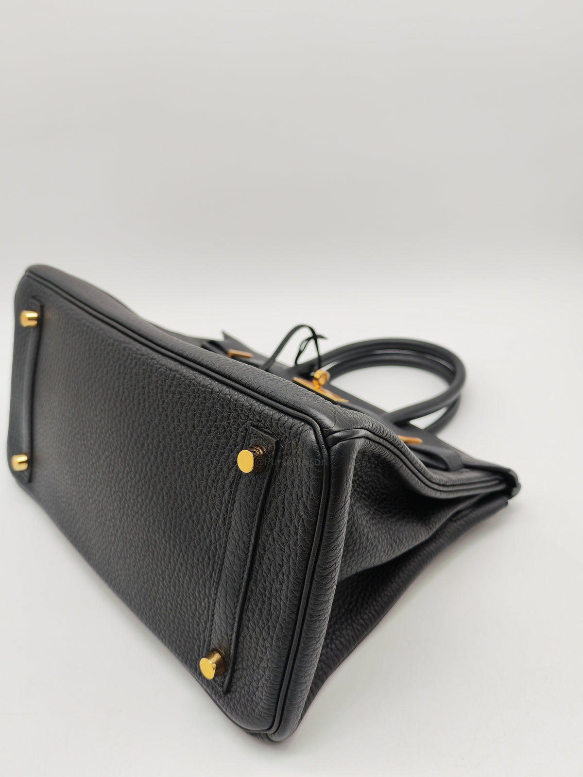 Hermes Birkin 30 Retourne in Black Togo Leather Gold Hardware Stamp Z (2021)