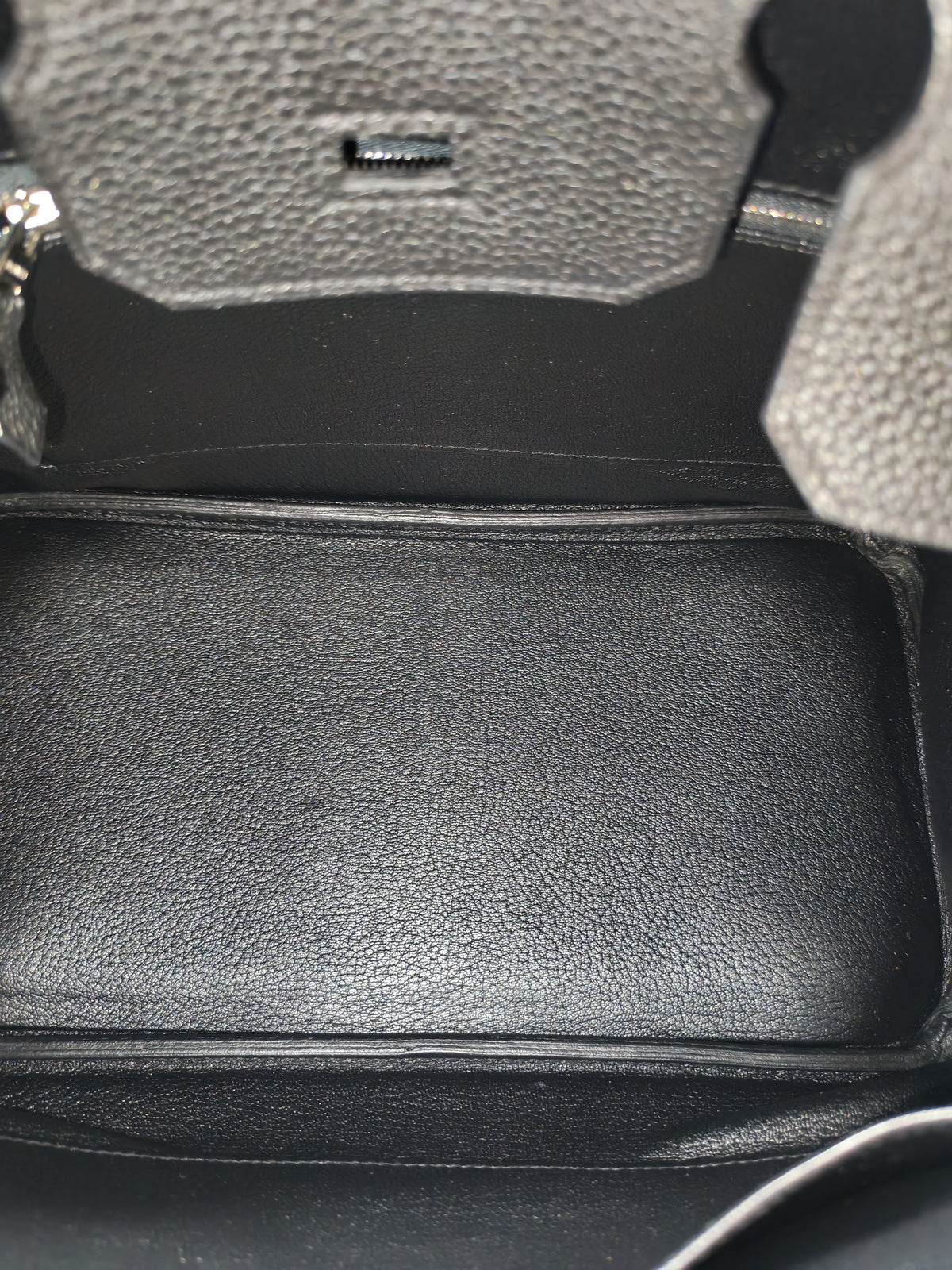 Hermes Birkin 30 Retourne in Black Togo Leather Palladium Hardware Stamp A (2017)