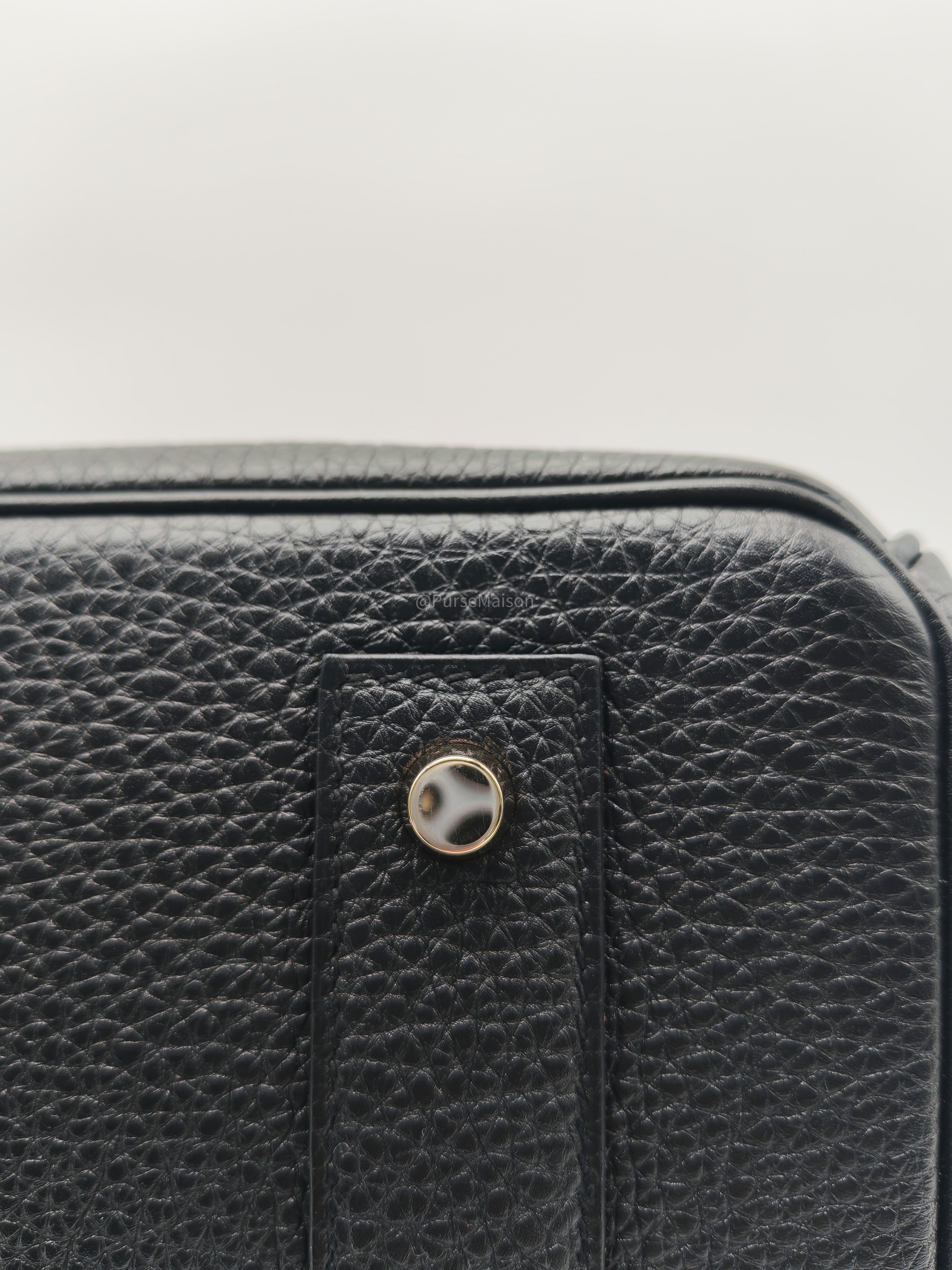 Hermes Birkin 42 The Shoulder in Black Togo LeatherGold Hardware Stamp Q Square(2013)