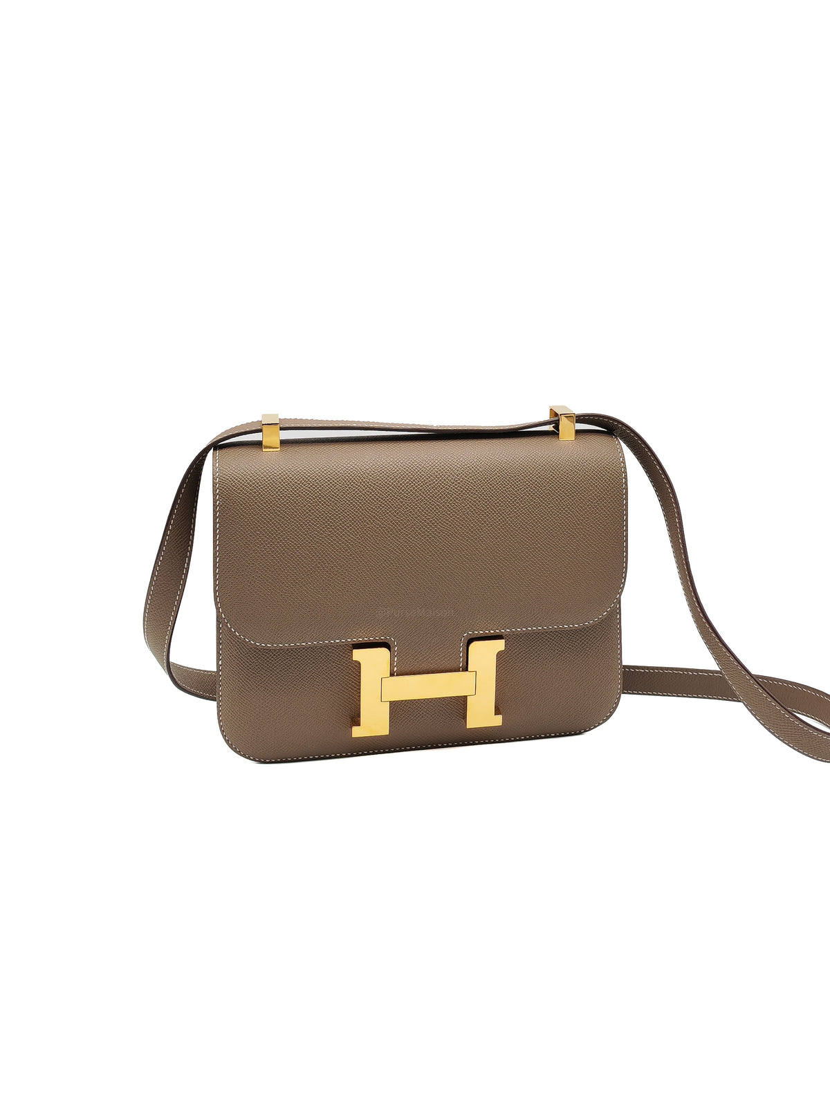 Hermes Constance 24 in Etoupe Epsom Leather Gold Hardware Stamp U (UMS 685 TB)