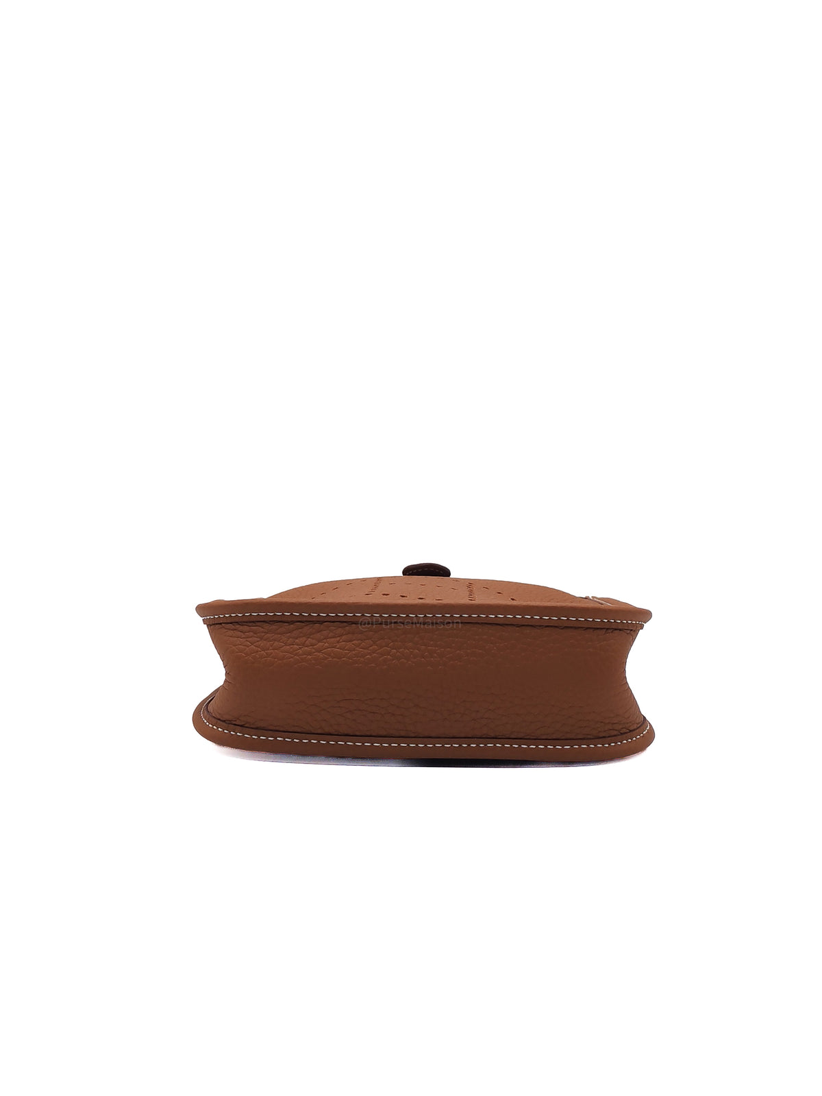 Hermes Evelyne TPM in Gold Taurillon Clemence Leather and Gold Hardware Stamp G (2026)