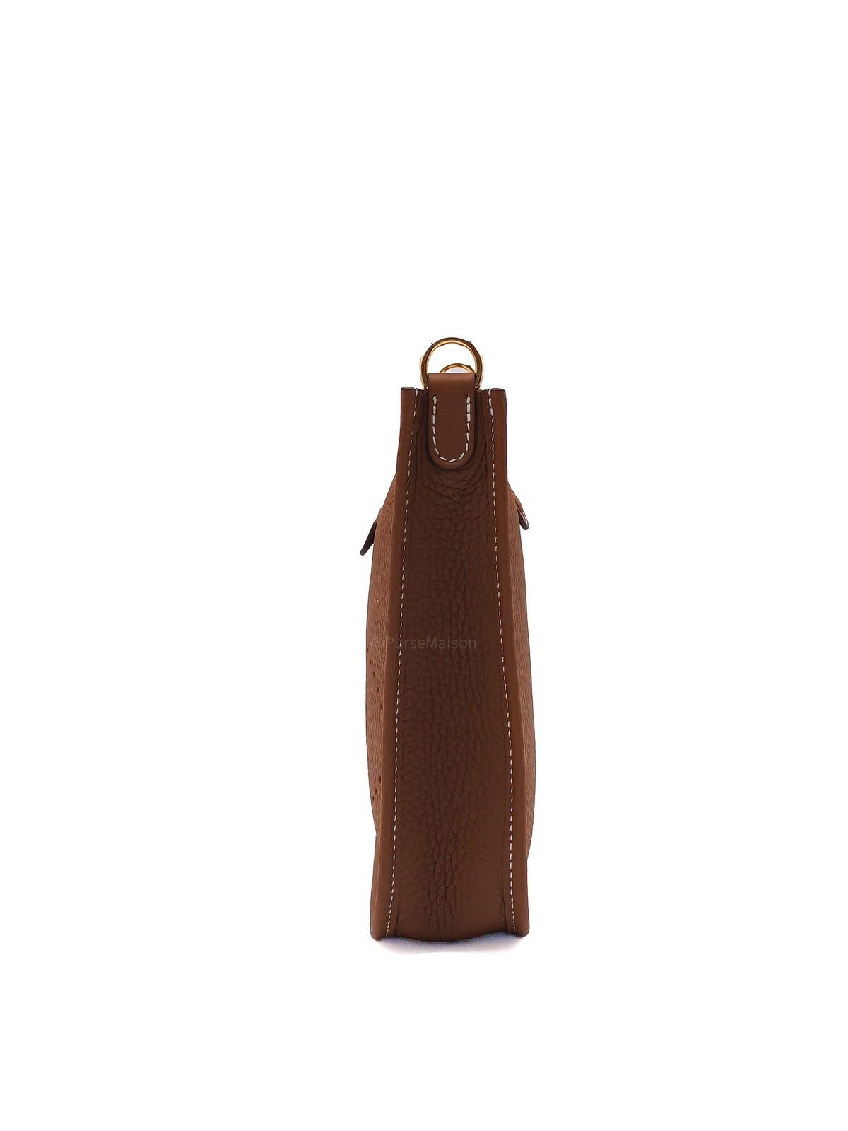 Hermes Evelyne TPM in Gold Taurillon Clemence Leather and Gold Hardware Stamp G (2026)