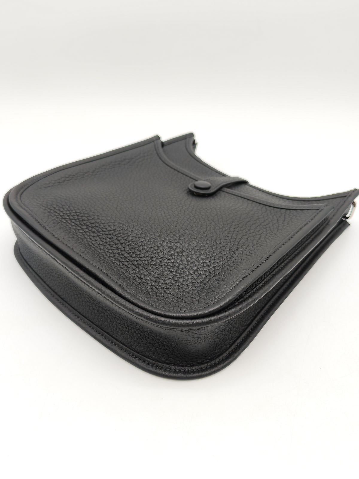 Hermes Evelyne 23 in Black/Noir Taurillon Clemence Leather Palladium Hardware Stamp G(2026)